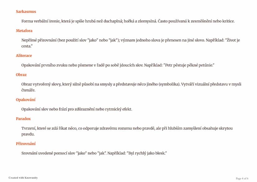 # Stylistické prostředky - přehled v češtině, angličtině a němčině

Přehledná tabulka stylistických prostředků s vysvětlením v češtině a jej