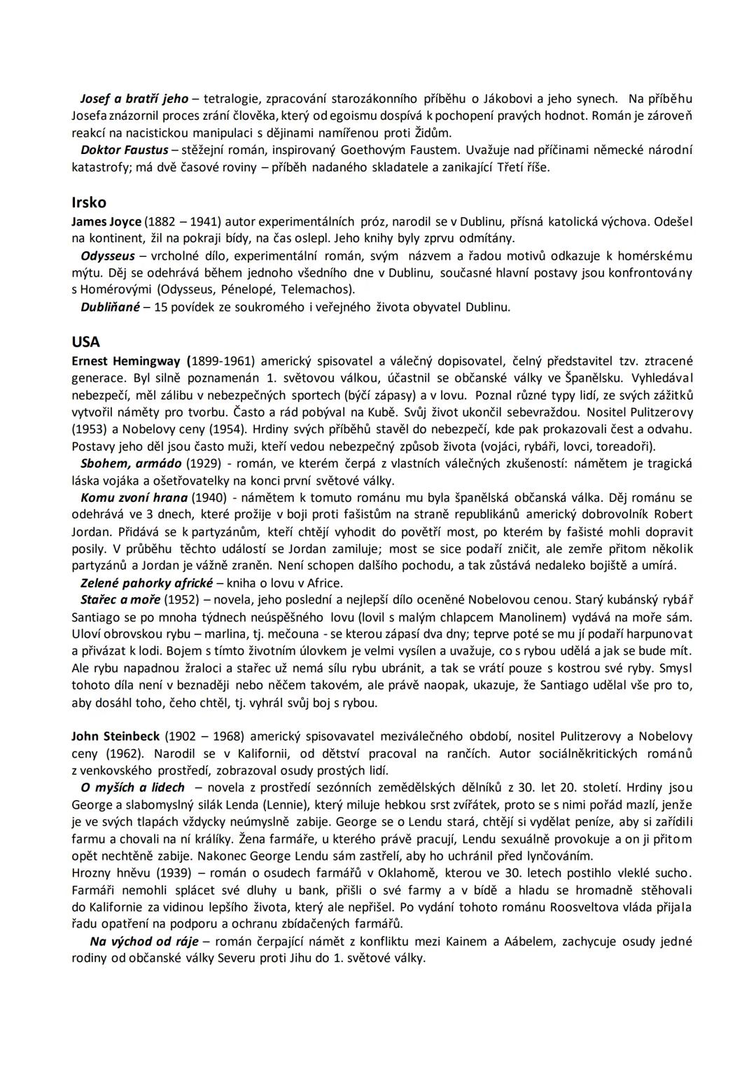 # Charakteristika doby
# 11. Světová meziválečná literatura
1. světová válka (1914-1918) byla válkou o nové dělení světa mezi Trojspolkem (N