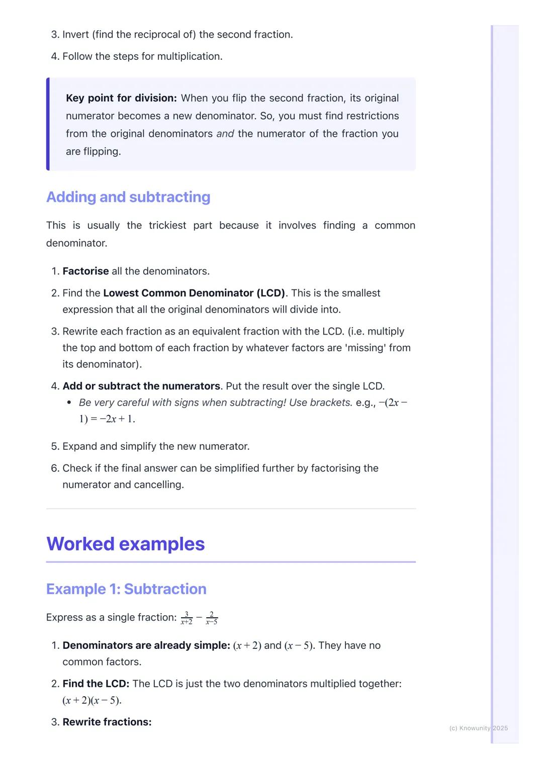 # Rational Expressions

## What are rational expressions?

A rational expression is basically just a fraction where the numerator and the
de