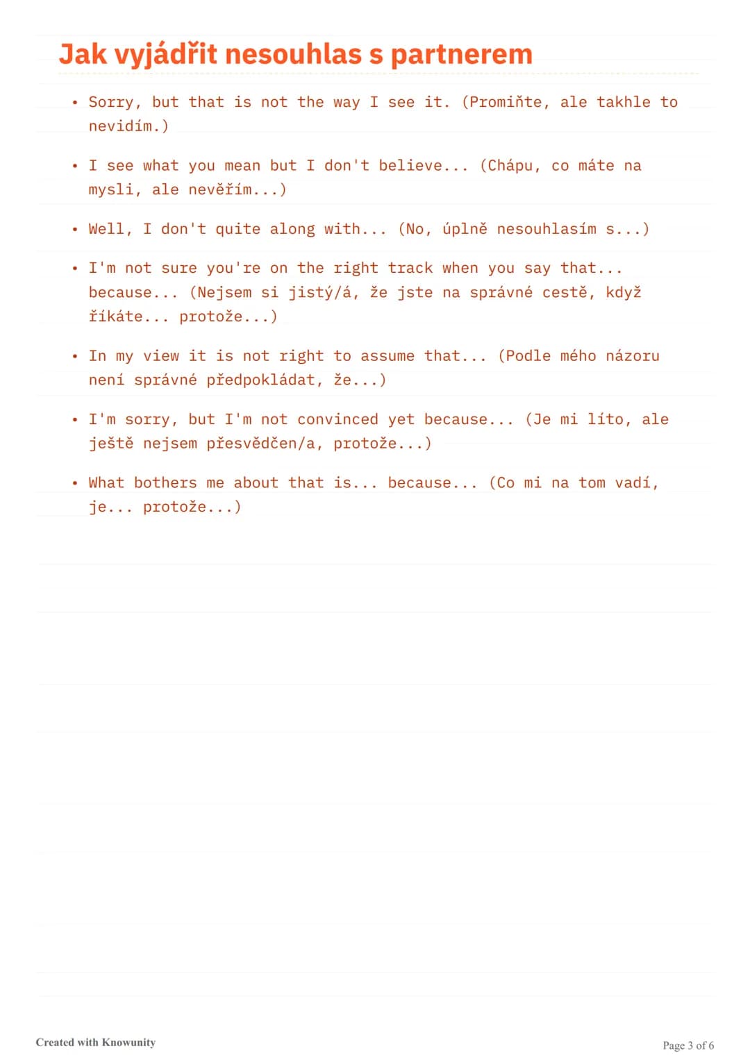 know - 3