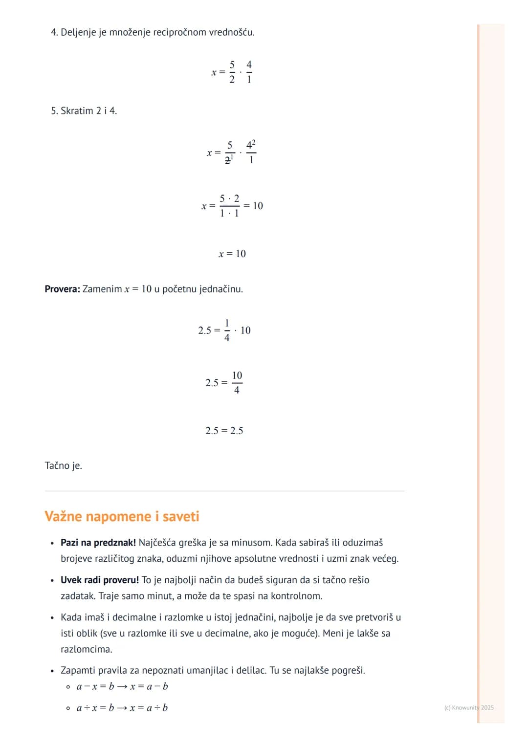 # Rešavanje jednostavnih jednačina
sa racionalnim brojevima

Uvod u jednačine sa racionalnim brojevima

Jednačine su kao vaga koja je u ravn