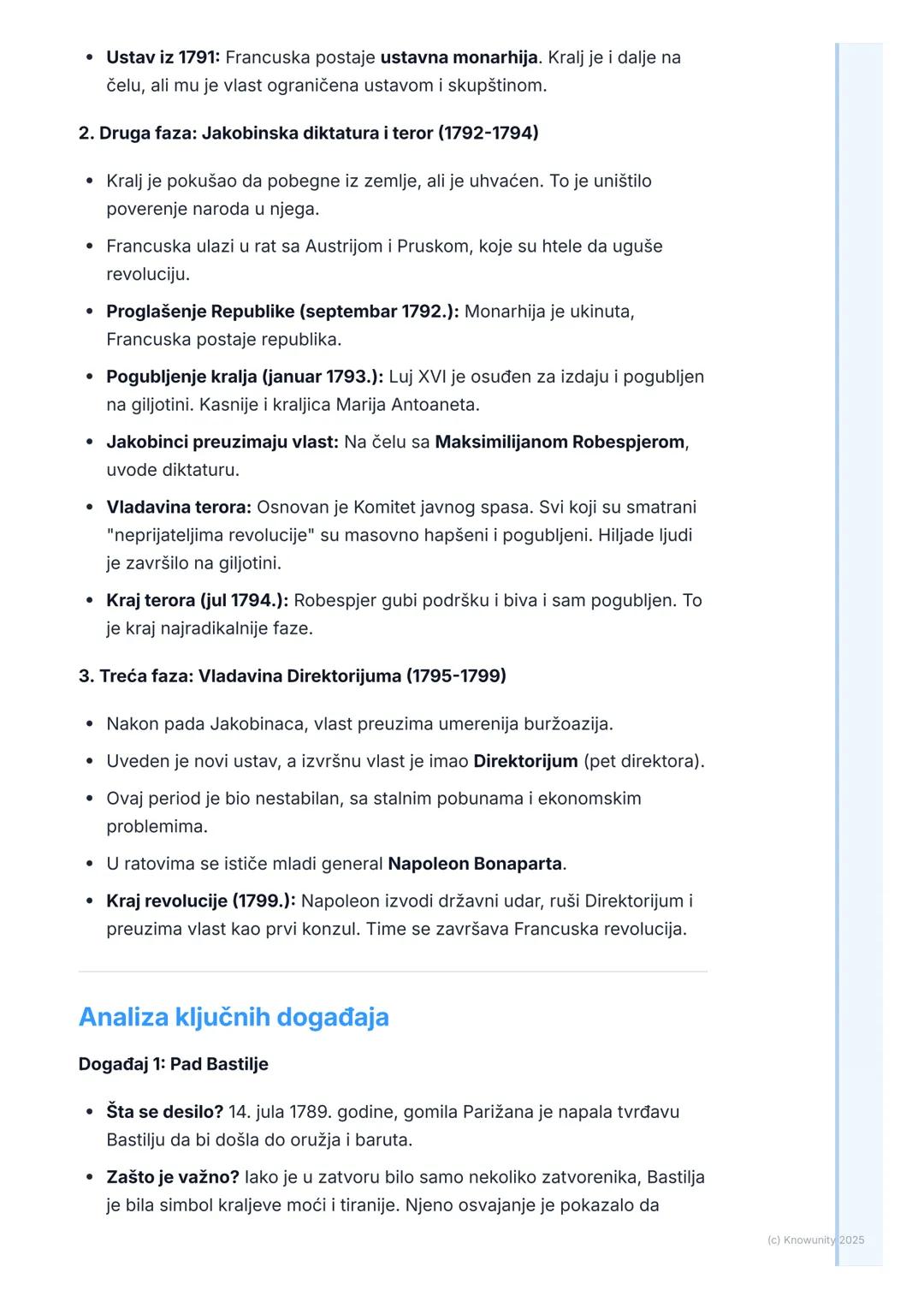 # Francuska revolucija

Uvod i značaj Francuske revolucije

Francuska revolucija (1789-1799) je jedan od najvažnijih događaja u istoriji.
To