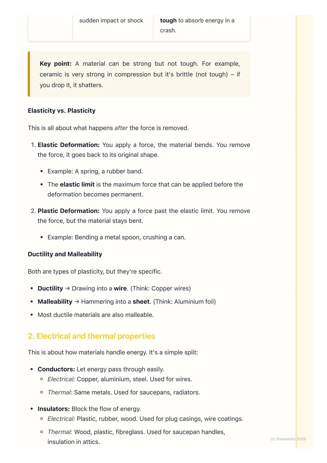 # Properties of Materials

Introduction to material properties

When engineers design something, like a bridge or a phone, they have to
choo