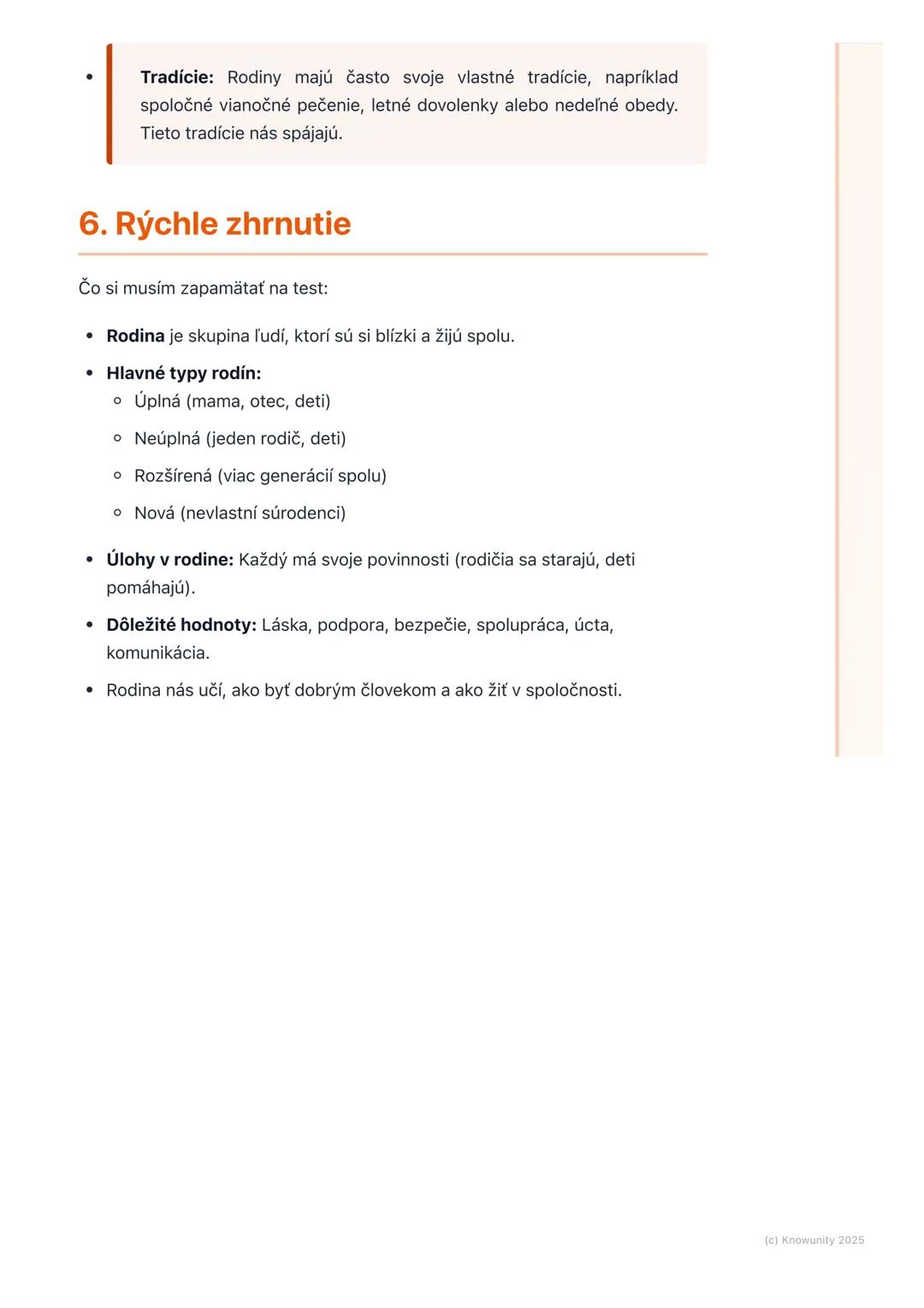 # Čo je rodina?

1. Prehľad, čo je rodina

Rodina je pre mňa a pre každého z nás tá najdôležitejšia skupina ľudí. Je to
miesto, kde sa cítim