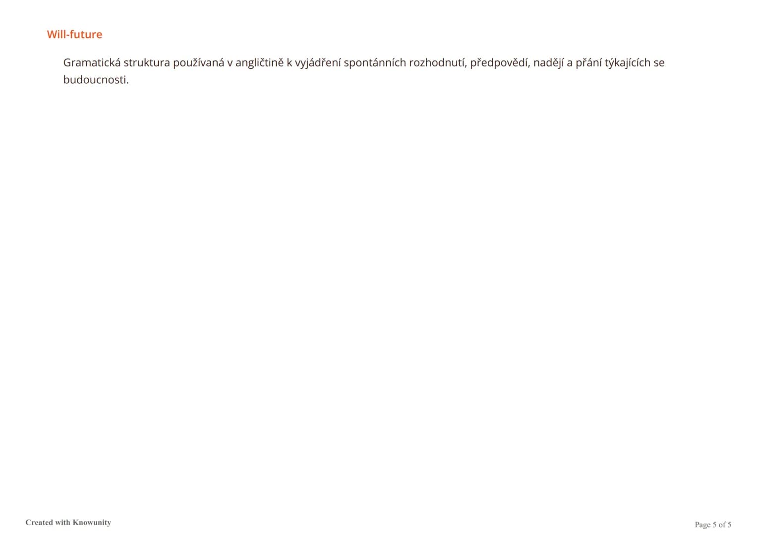 # Budoucí čas s 'will' v angličtině

Vysvětlení gramatiky budoucího času s 'will' v angličtině, včetně tvorby vět, použití a tvorby otázek.
