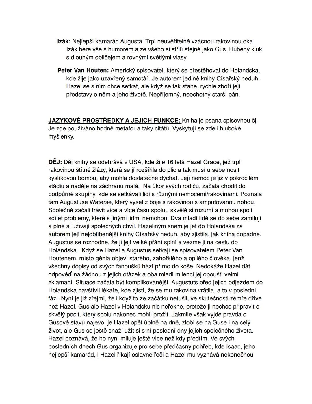 --- OCR Start ---
HVĚZDY NÁM NEPŘÁLY - JOHN GREEN
TÉMA: Rakovina u mladých lidí, příběh 2 velice vážně nemocných teenagerů,
které ejich nemo