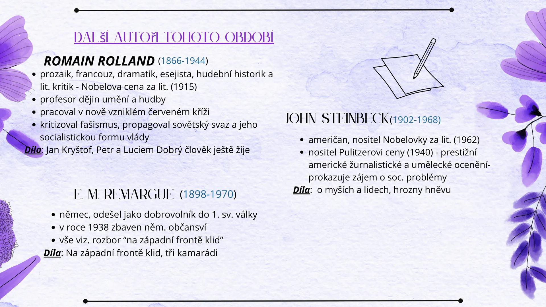 --- OCR Start ---
STAŘEC A MOŘE
ERNEST HEMINGWAY
• lit.druh: epika
• lit. žánr: novela
• lit. forma: proza
• téma: lov ryb
• motiv: žralok,