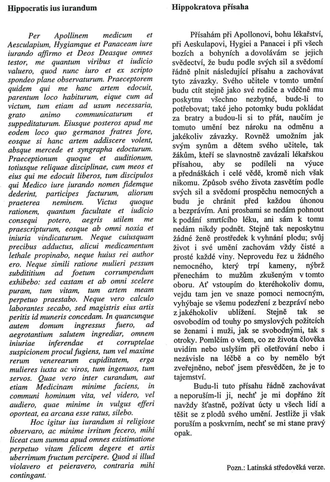 # Odborná latinská terminologie
Mgr Jana Zouharová
Dochakka, malé dílčí testy
Velký test (v poslední hodině) --- OCR Start ---
Obsah
Předml