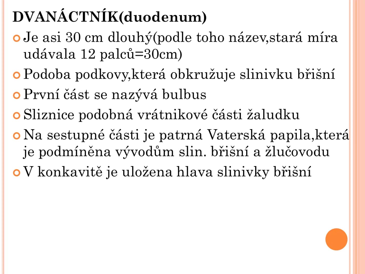 # TRÁVICÍ SOUSTAVA # TRÁVICÍ SOUSTAVA – APPARATUS
# DIGESTORIUS
* TS přijímá, zpracovává a vstřebává živné látky
* TS je nezbytná pro z