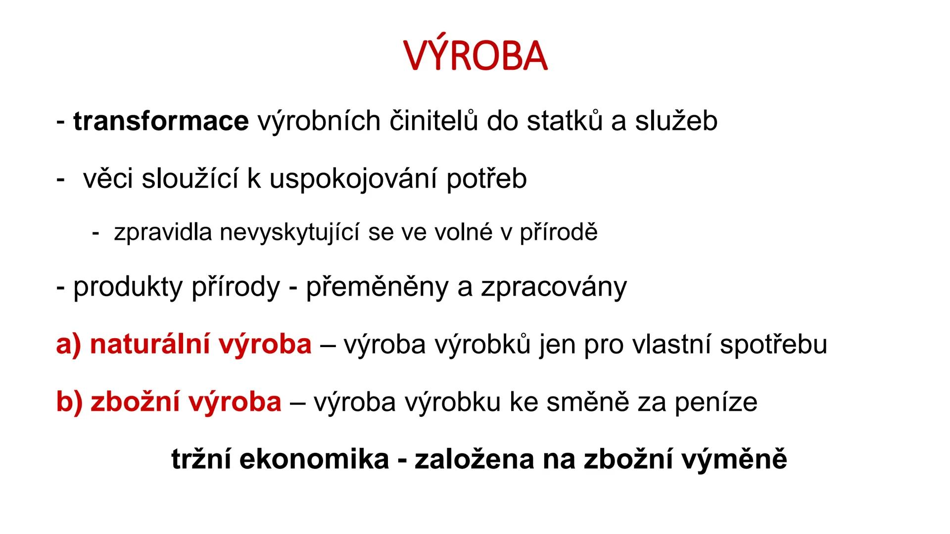 KRÁTKÉ OPAKOVÁNÍ # EKONIMKA vs. ΕΚΟΝΟΜΙΕ
Ekonomika = souhrn hospodářských činností na určitém území. Je to
tedy hospodaření nějakého subjek