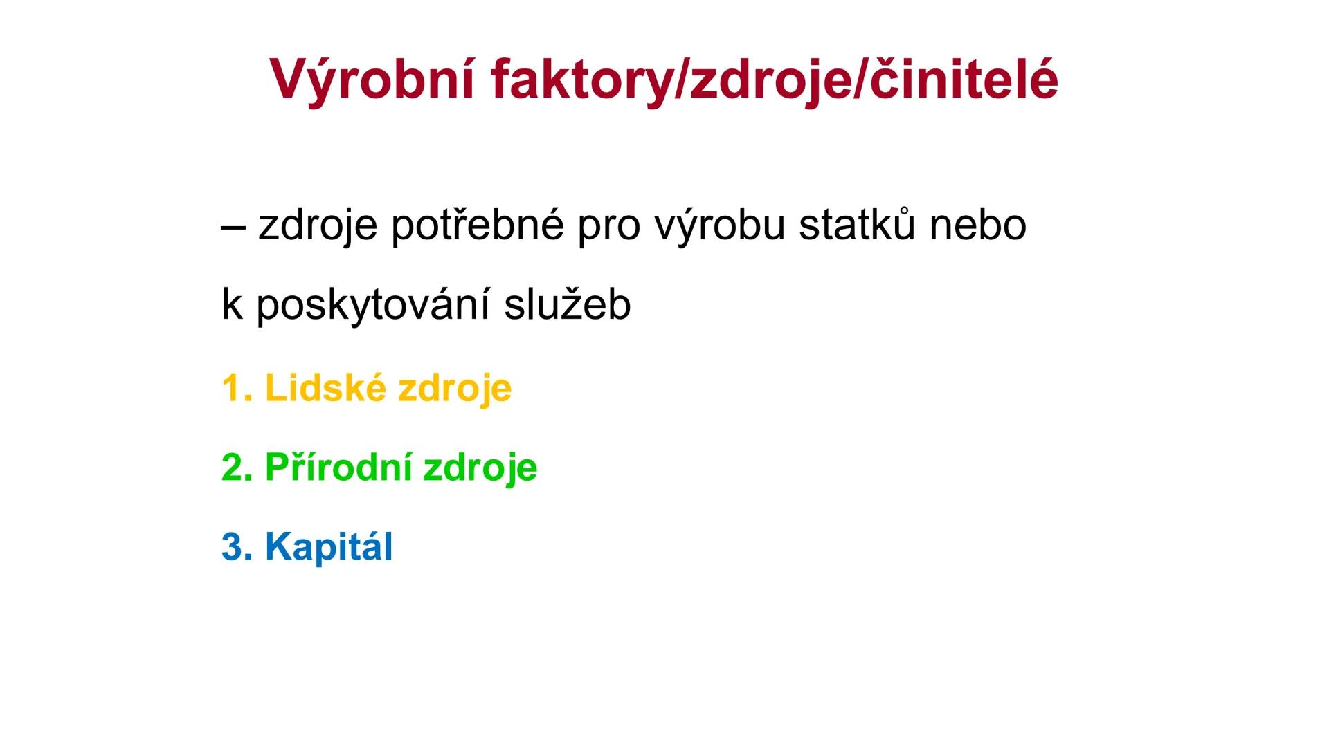 KRÁTKÉ OPAKOVÁNÍ # EKONIMKA vs. ΕΚΟΝΟΜΙΕ
Ekonomika = souhrn hospodářských činností na určitém území. Je to
tedy hospodaření nějakého subjek