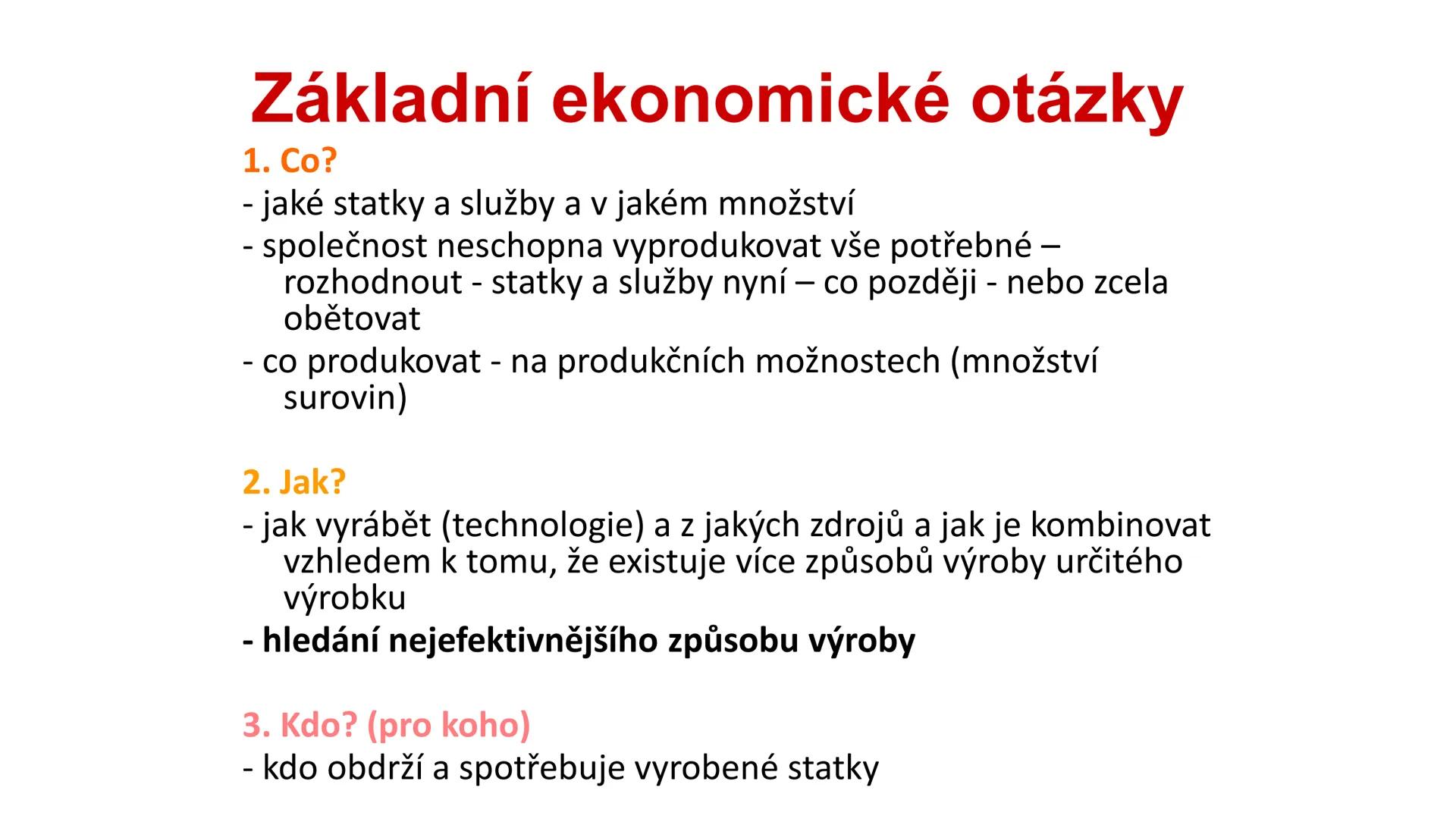 KRÁTKÉ OPAKOVÁNÍ # EKONIMKA vs. ΕΚΟΝΟΜΙΕ
Ekonomika = souhrn hospodářských činností na určitém území. Je to
tedy hospodaření nějakého subjek