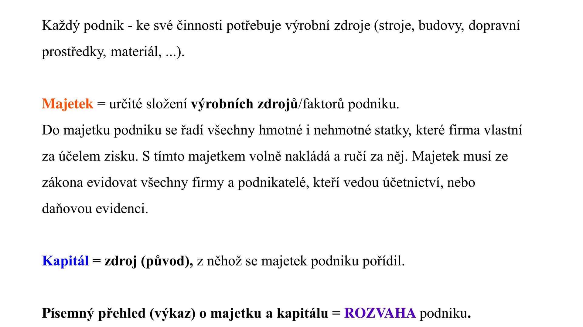 KRÁTKÉ OPAKOVÁNÍ # EKONIMKA vs. ΕΚΟΝΟΜΙΕ
Ekonomika = souhrn hospodářských činností na určitém území. Je to
tedy hospodaření nějakého subjek