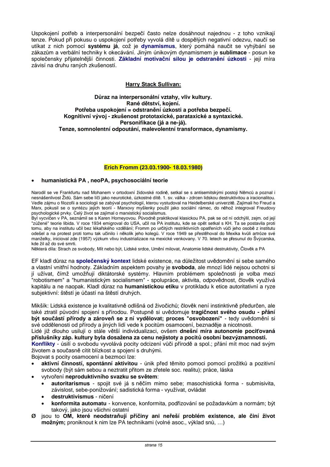 # TEORIE OSOBNOSTI
**Obsah:**
| strana |
|----|
| S. Freud | 2 |
| C. G. Jung | 5 |
| A. Adler | 8 |
| K. Horneyová | 11 |
| H. A. Murray