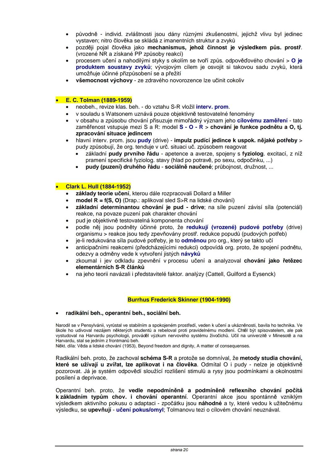 # TEORIE OSOBNOSTI
**Obsah:**
| strana |
|----|
| S. Freud | 2 |
| C. G. Jung | 5 |
| A. Adler | 8 |
| K. Horneyová | 11 |
| H. A. Murray