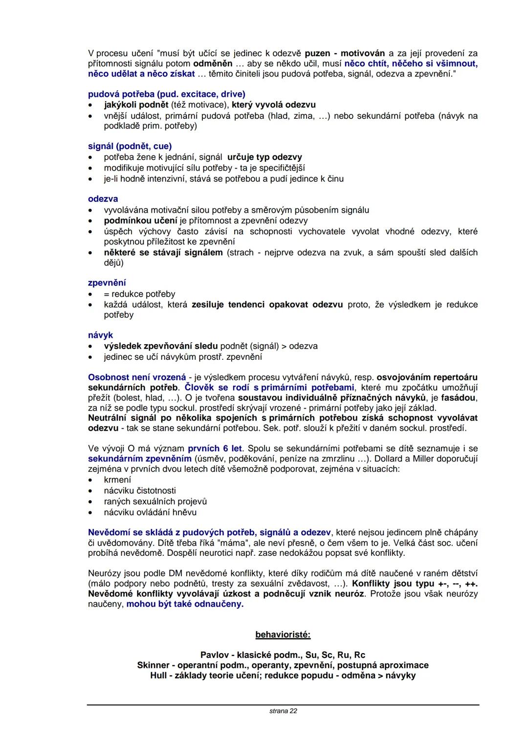 # TEORIE OSOBNOSTI
**Obsah:**
| strana |
|----|
| S. Freud | 2 |
| C. G. Jung | 5 |
| A. Adler | 8 |
| K. Horneyová | 11 |
| H. A. Murray