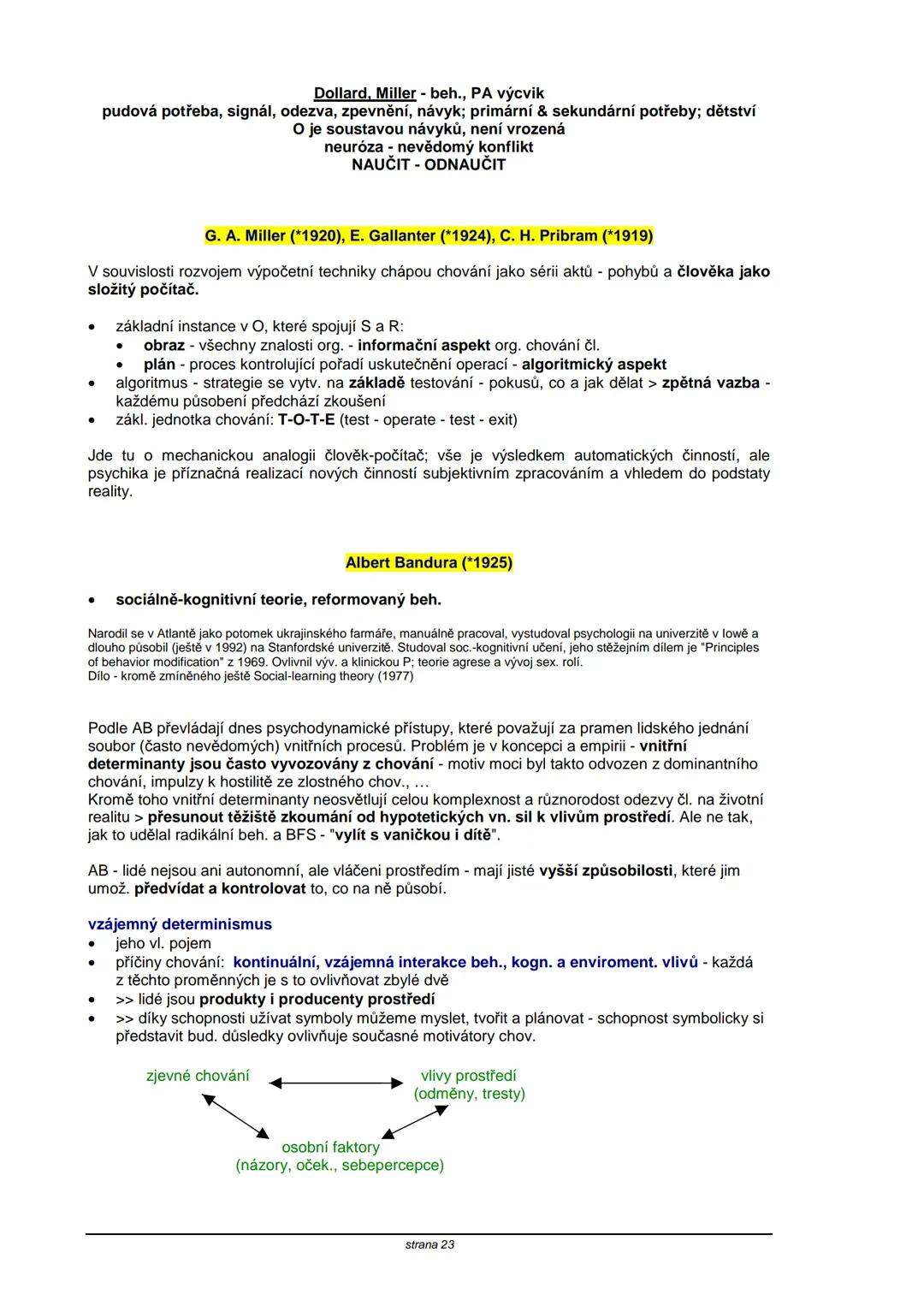 # TEORIE OSOBNOSTI
**Obsah:**
| strana |
|----|
| S. Freud | 2 |
| C. G. Jung | 5 |
| A. Adler | 8 |
| K. Horneyová | 11 |
| H. A. Murray