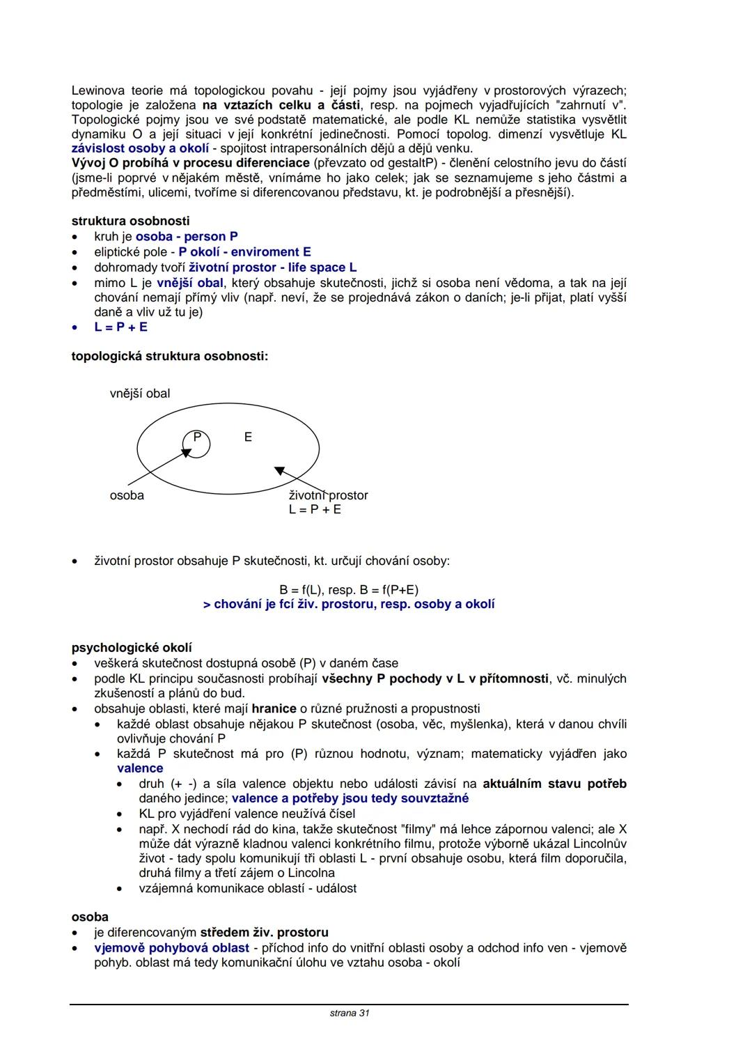 # TEORIE OSOBNOSTI
**Obsah:**
| strana |
|----|
| S. Freud | 2 |
| C. G. Jung | 5 |
| A. Adler | 8 |
| K. Horneyová | 11 |
| H. A. Murray