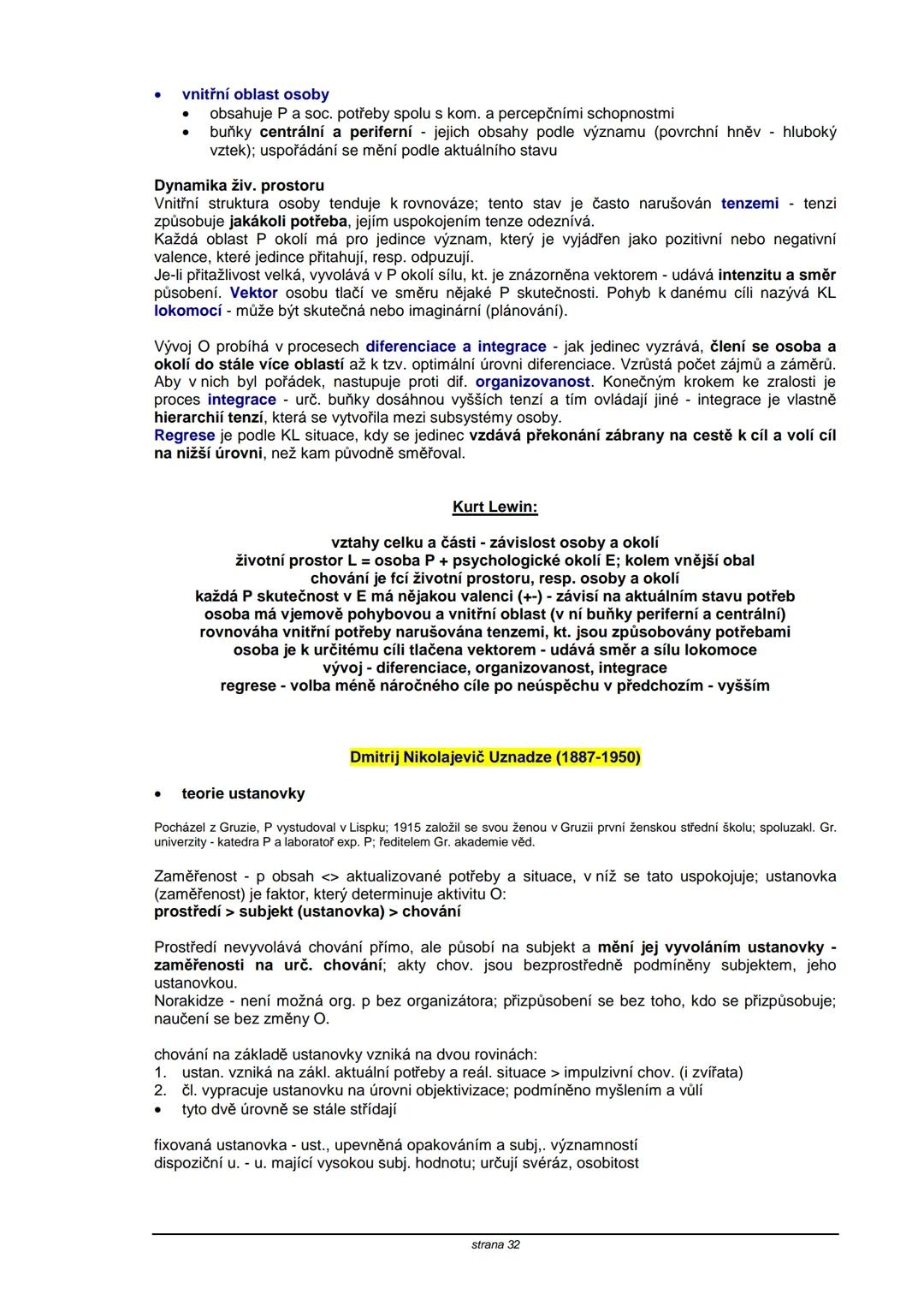 # TEORIE OSOBNOSTI
**Obsah:**
| strana |
|----|
| S. Freud | 2 |
| C. G. Jung | 5 |
| A. Adler | 8 |
| K. Horneyová | 11 |
| H. A. Murray