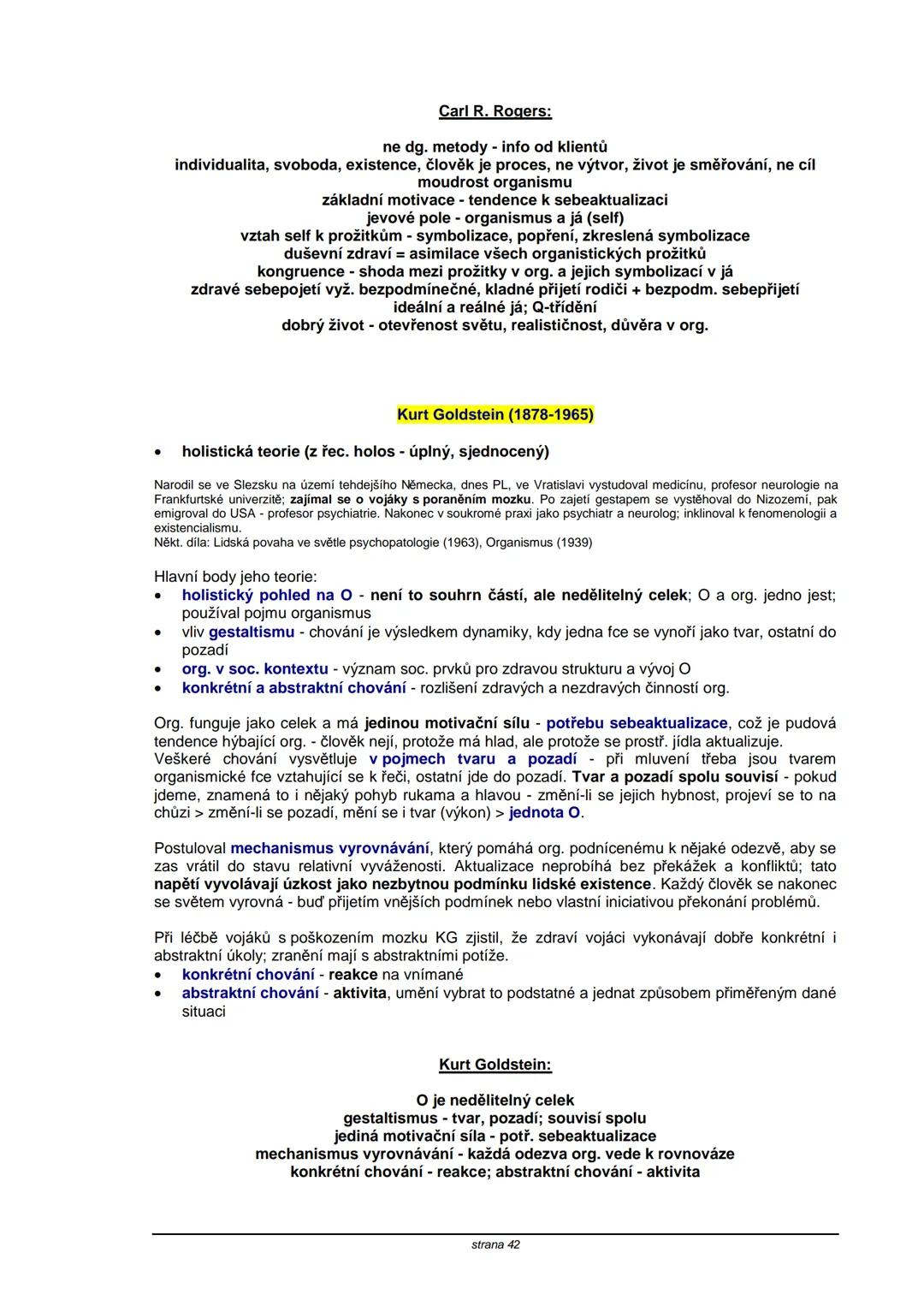 # TEORIE OSOBNOSTI
**Obsah:**
| strana |
|----|
| S. Freud | 2 |
| C. G. Jung | 5 |
| A. Adler | 8 |
| K. Horneyová | 11 |
| H. A. Murray