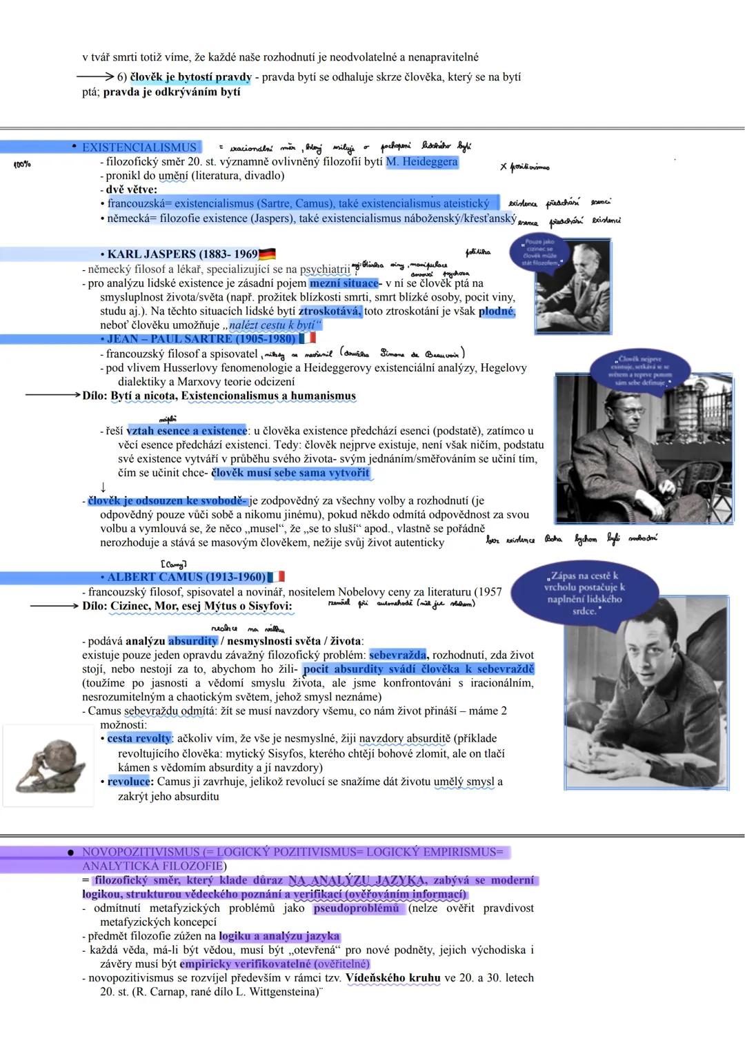 MO15 Filozofie 19. a 20.století
FILOZOFIE 19. A 20.STOLETÍ
1. FILOZOFIE 19. STOLETÍ
• Časové vymezení: období přelomu 18. a 19. století a