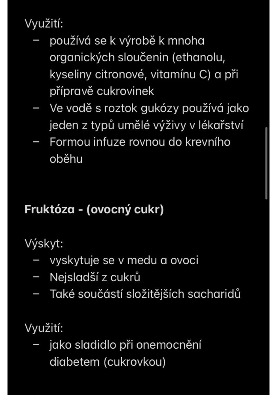 # Chemie - cukry
sacharidy
- v molekulách sacharidů jsou
obsaženy atomy tří prvků – uhlíku,
vodíku a kyslíku H-C=O
- Jejich molekuly obsah