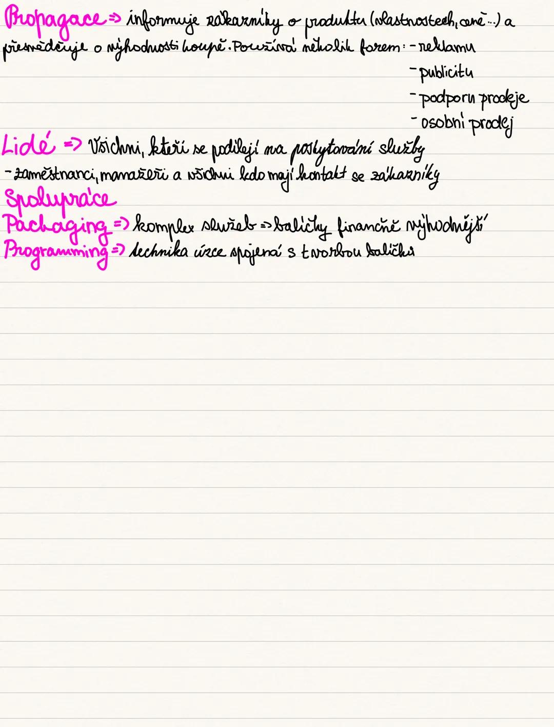 # MARKETING
15) Marketing
- vymezení pojmu marketing.
- historie, význam, cile
- kroky - průzkum, segmentace, MKT, realizace, kontrola
- mar
