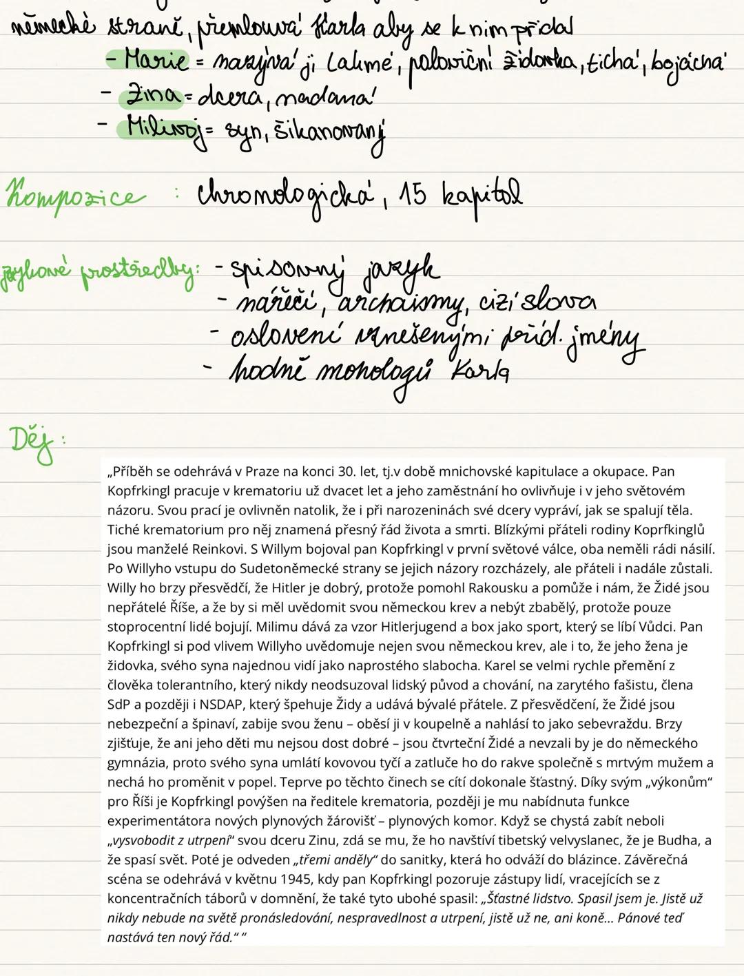 --- OCR Start ---
Spalovač mrtvol
Ladislav Fuks
- Ceský spisovatel a prozaik
- Autor psychologické prozy se zaměřením na 2 sv. valku
a holoc