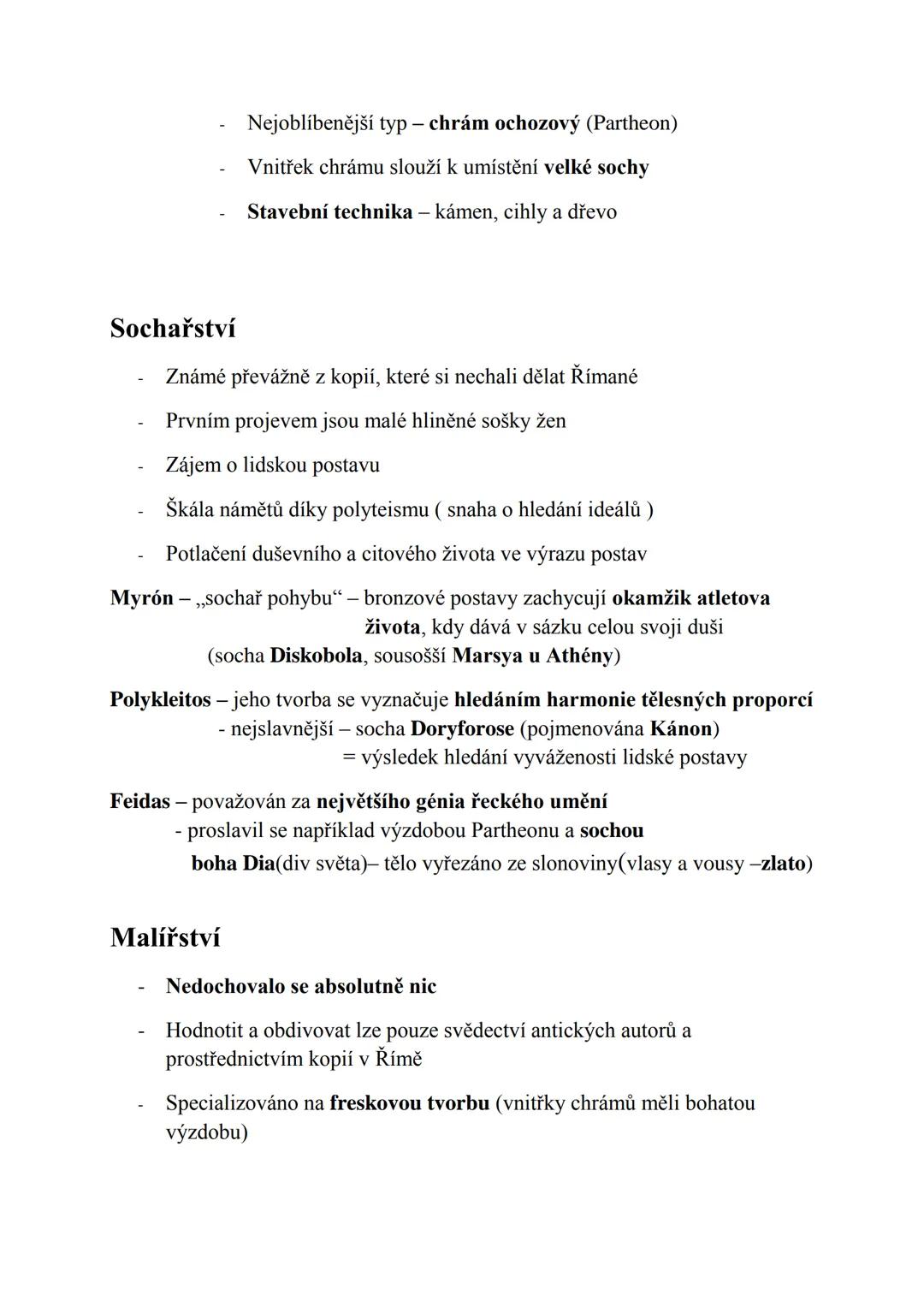 UMĚNÍ STAROVĚKU – EGYPT, ŘECKO, ŘÍM
EGYPT - Pyramidy a mastaby
mastaby - podzemní hrobky (až 30m pod zemí)
- tvar kolmého jehlanu (budovány