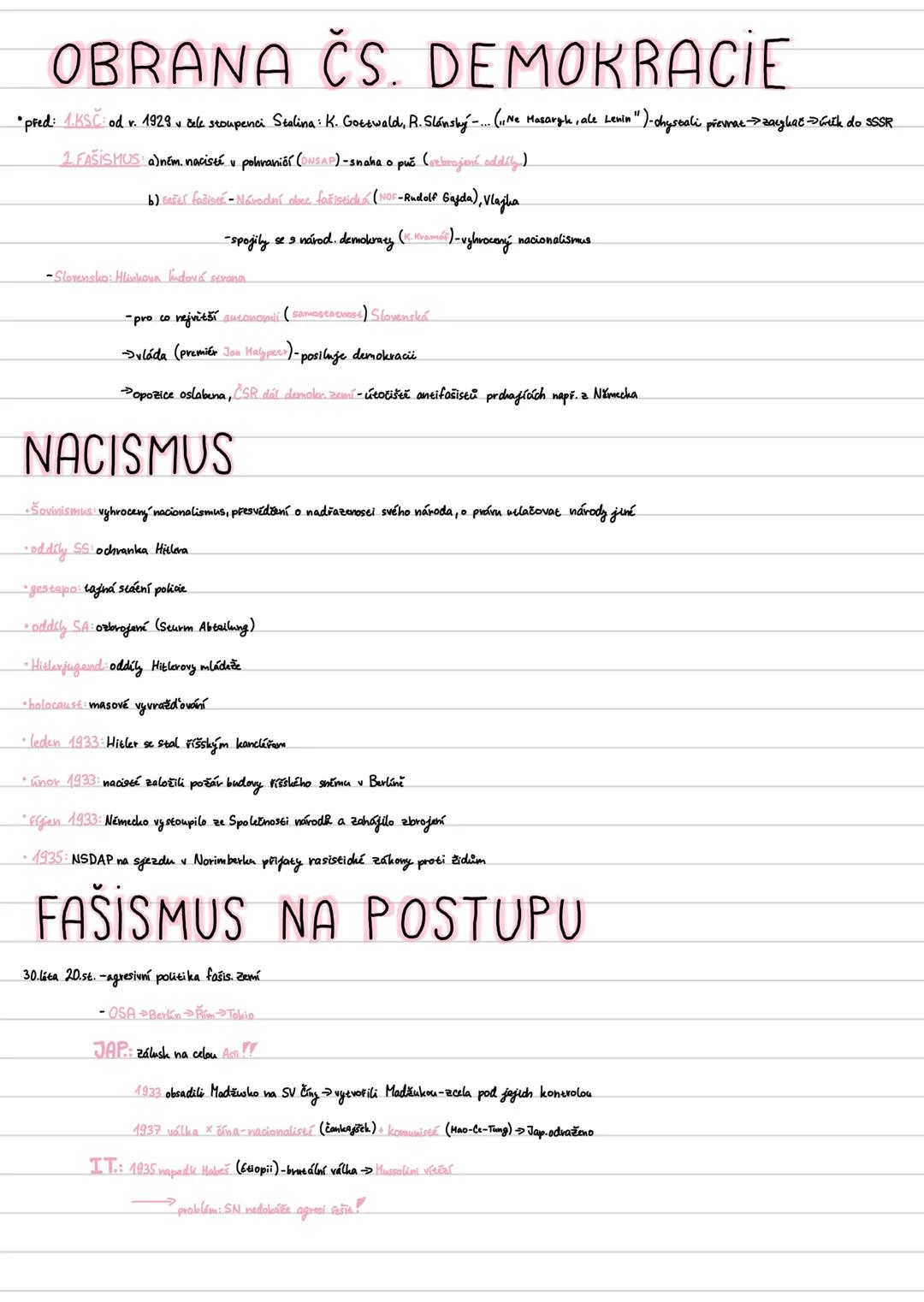 fašismus a nacismus