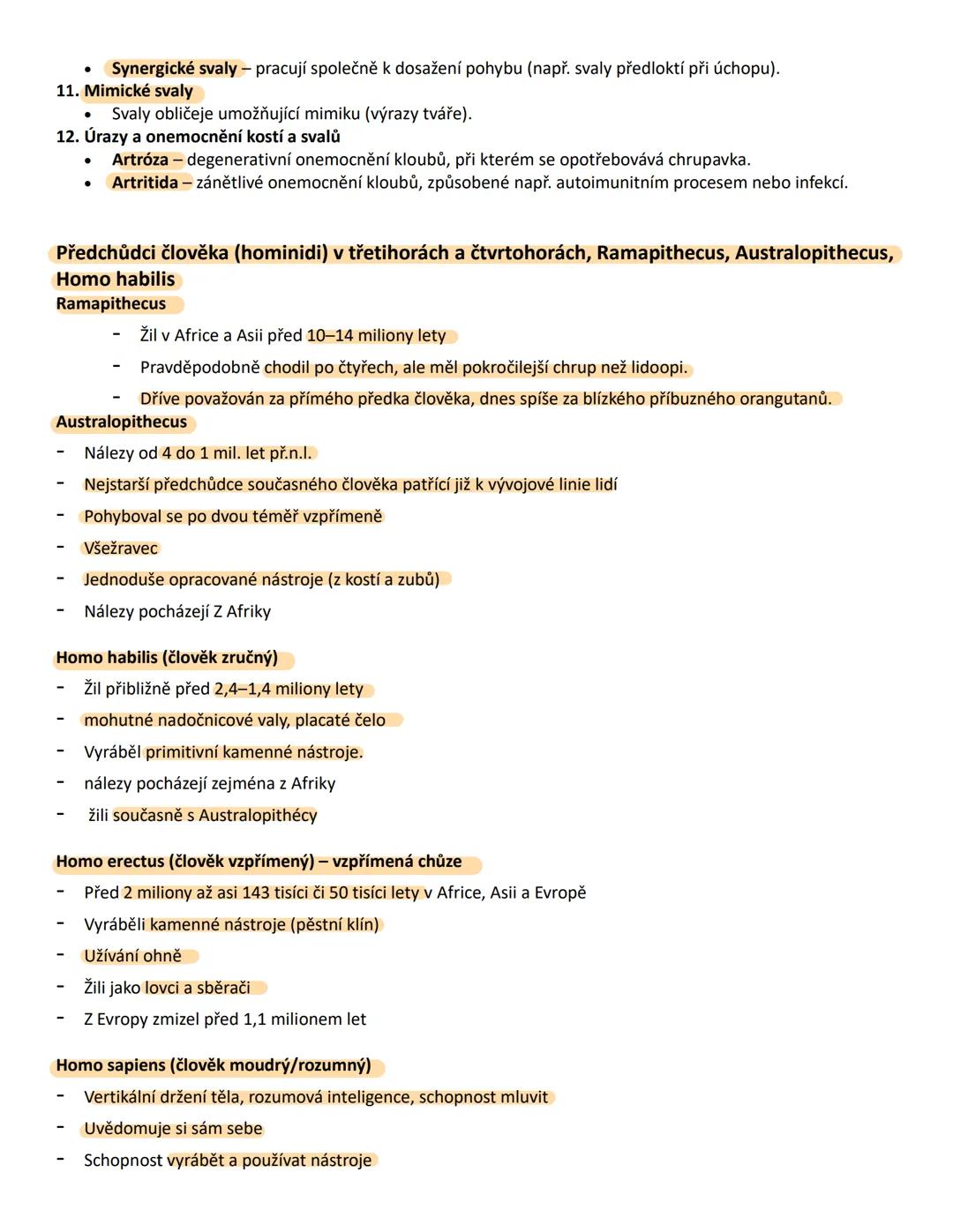 # MO 21 Opěrná a pohybová soustava člověka a jeho fylogeneze
Pojmy a jejich definice:
1. Pojivo
* Vazivo - měkká pojivová tkáň, která s