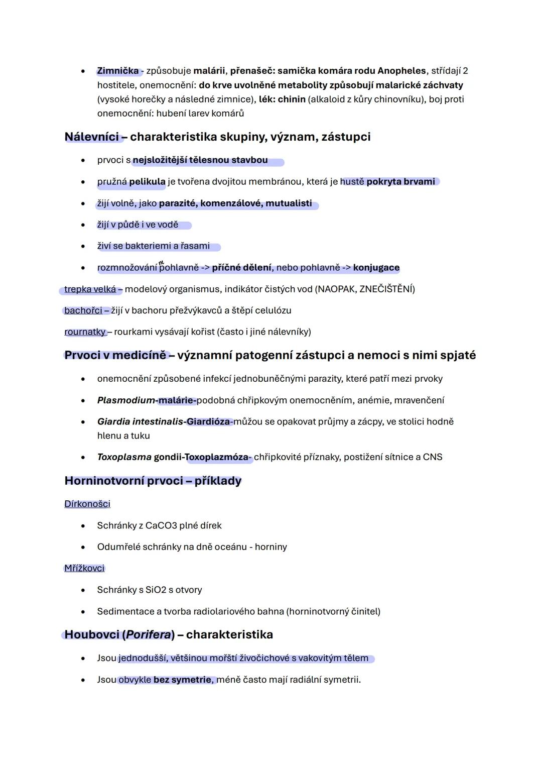 # Jednobuněčný a mnohobuněčný organismus
## Jednobuněčný organismus
- Je tvořen jednou buňkou která vykonává všechny funkce, které organis