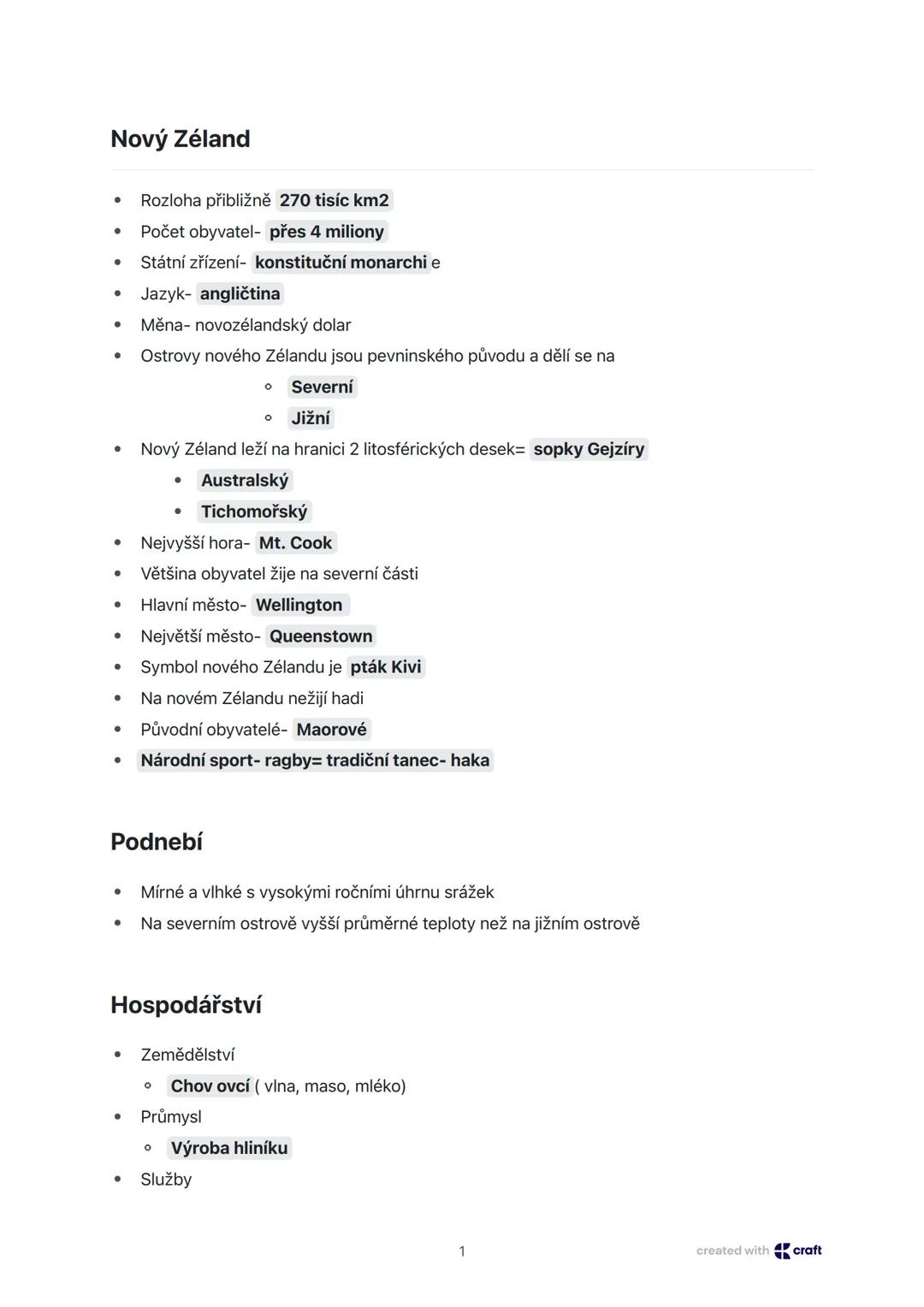 # Nový Zéland
* Rozloha přibližně 270 tisíc km2
* Počet obyvatel- přes 4 miliony
* Státní zřízení konstituční monarchi e
* Jazyk- a