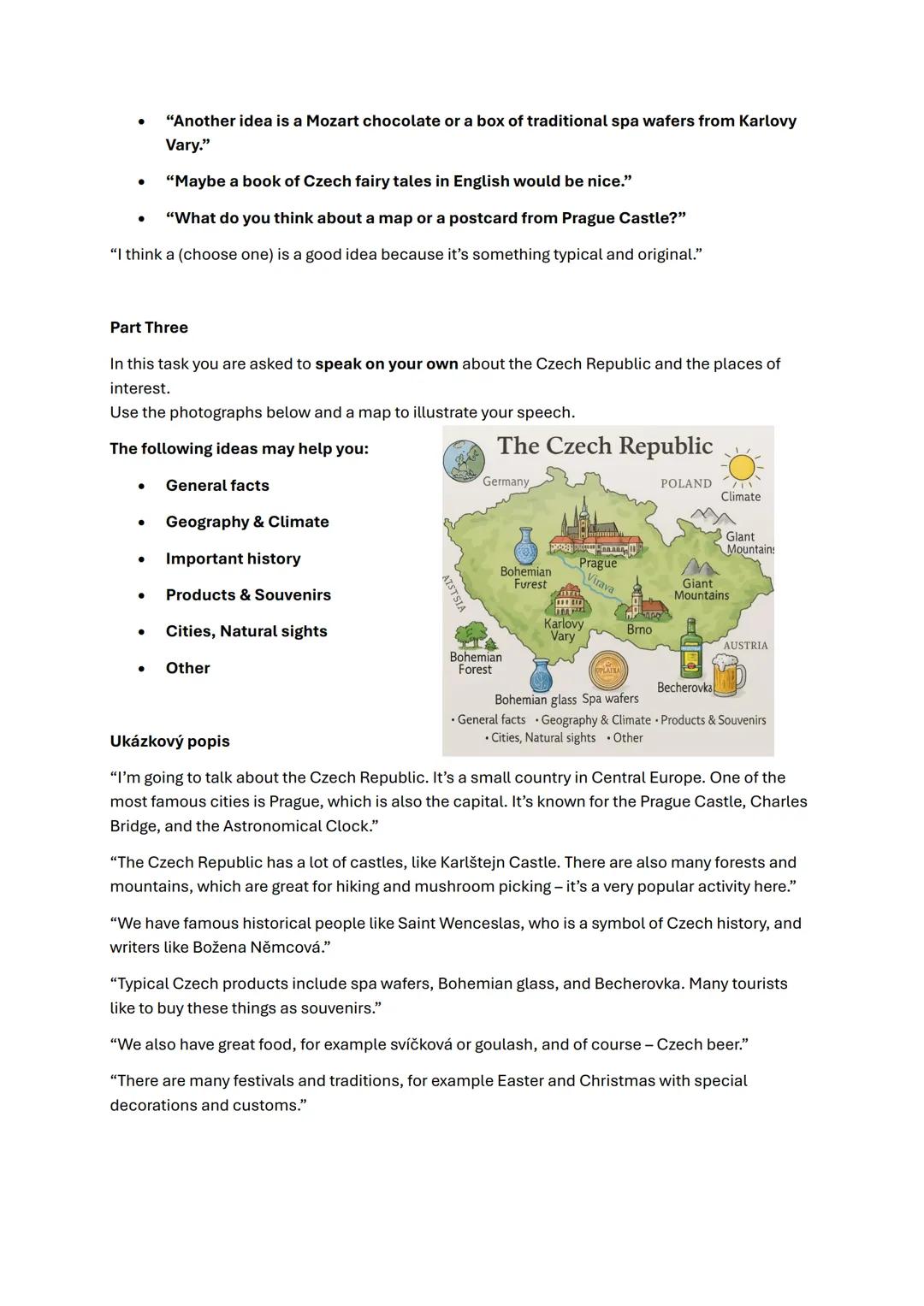 # THE CZECH REPUBLIC
TASK 1
Look at the picture and describe it.
The following ideas may help you:
People, Place, Time, Activities, Emotion