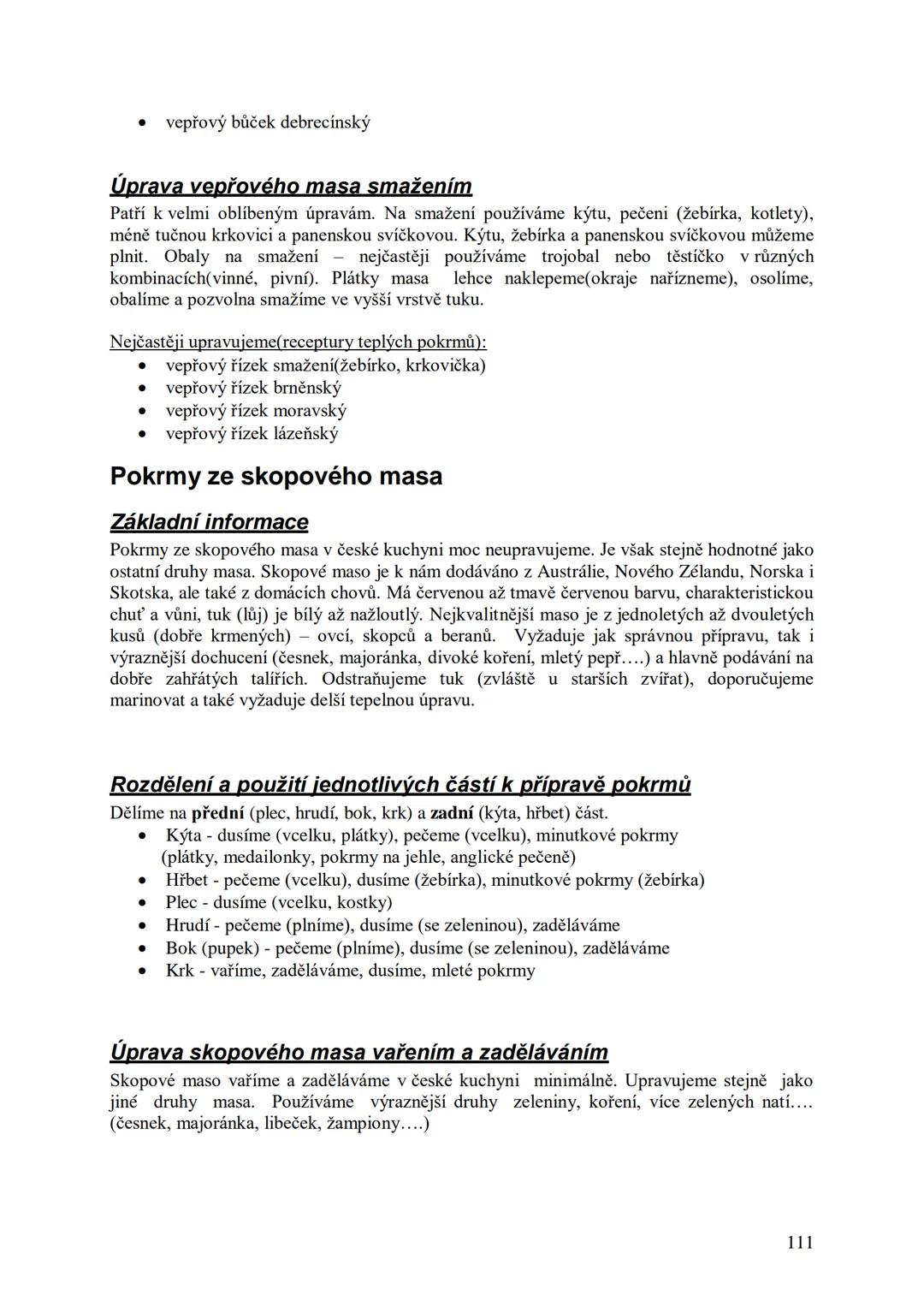 ## Učební skripta
## Kuchařská technologie Obsah:
Předmluva....
12
Hygiena a bezpečnost práce..
13
Hygienické minimum pro pracovníky v potra