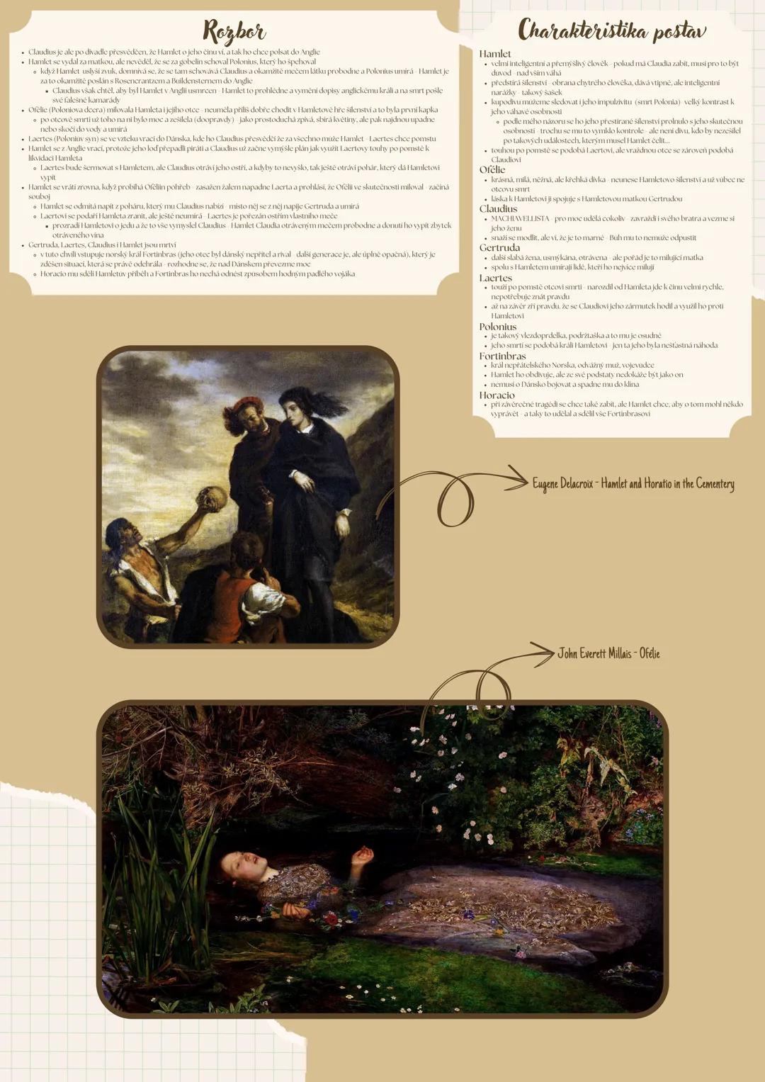 # Hamlet
## William Shakespeare
- snad nejvýznamnější anglický básník a dramatik, který překročil epochy a jehož
dílo, především jeho tragé