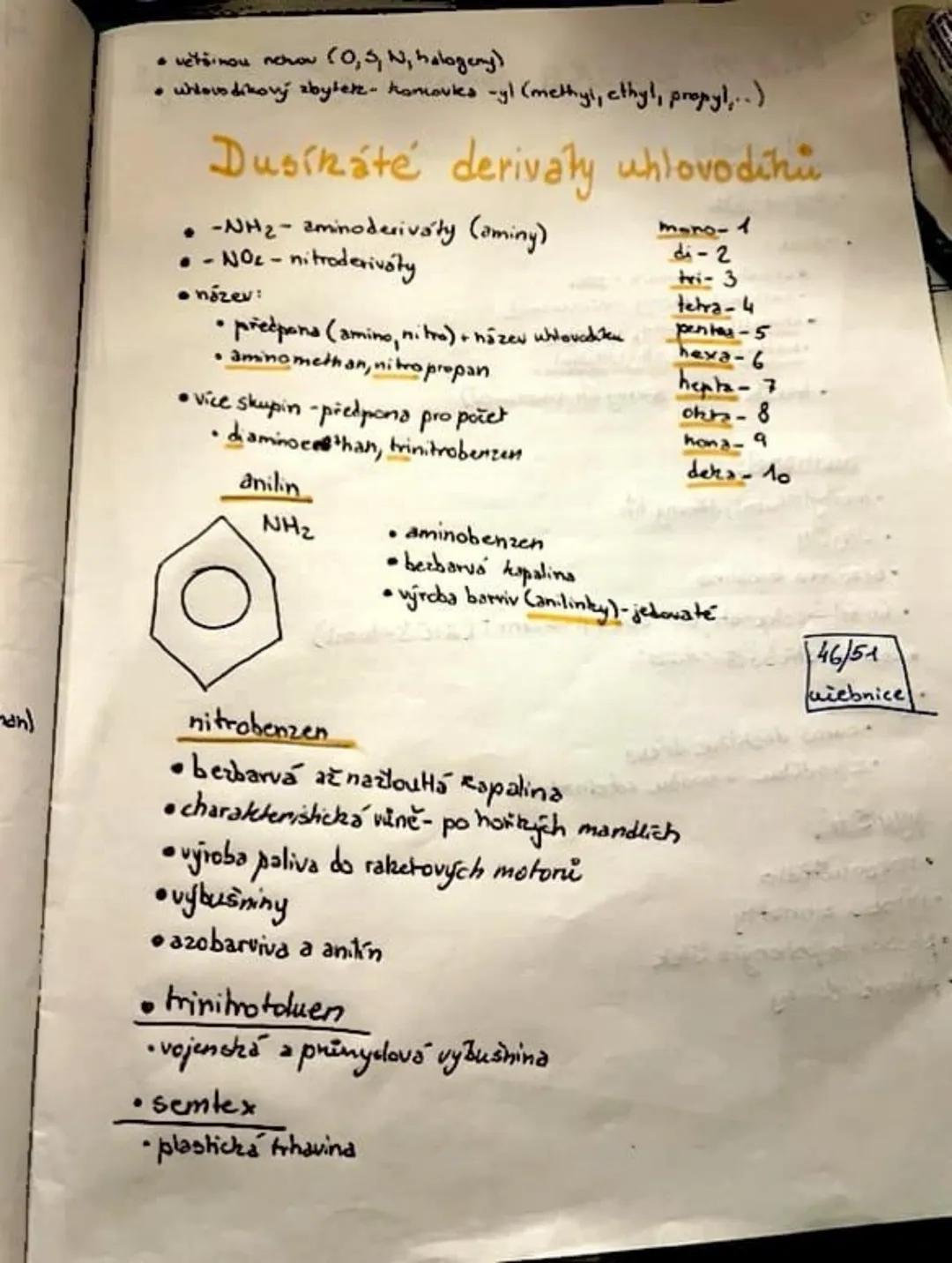 Dusíkaté deriváty
