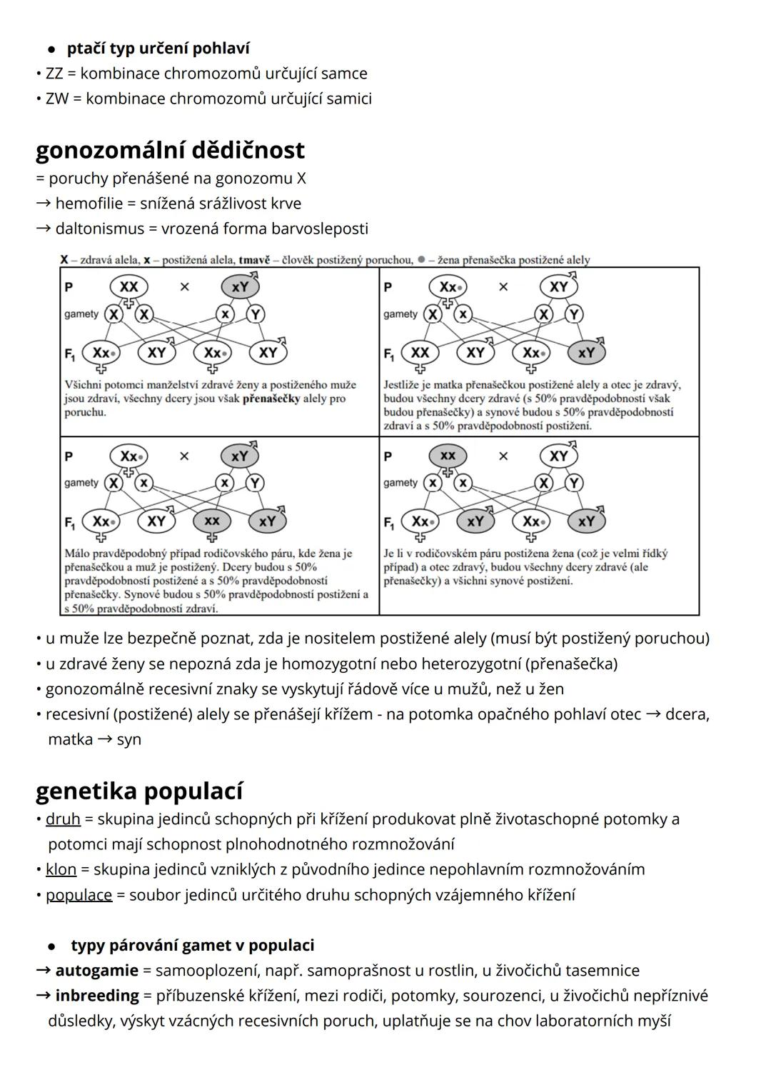 --- OCR Start ---
Genetika
molekulární genetika
= základním nosičem genetické informace je molekula DNA, molekula DNA se může replikovat
(ko