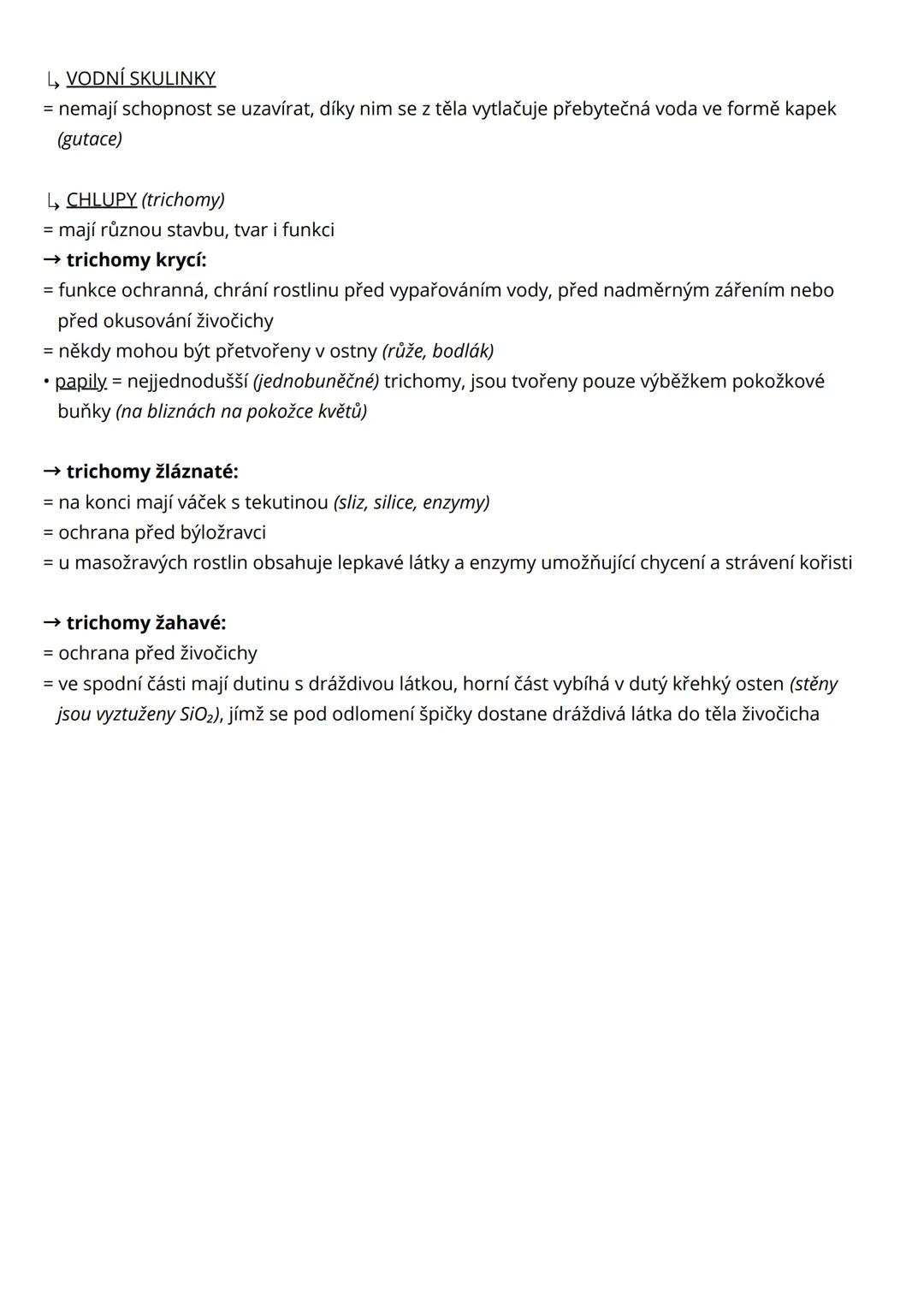 # Histologie pletiv a tkání
= soubor buněk stejného tvaru, původu (vznikají ze stejného základu) a funkce
→ pletivo (rostliny)
* rostlin