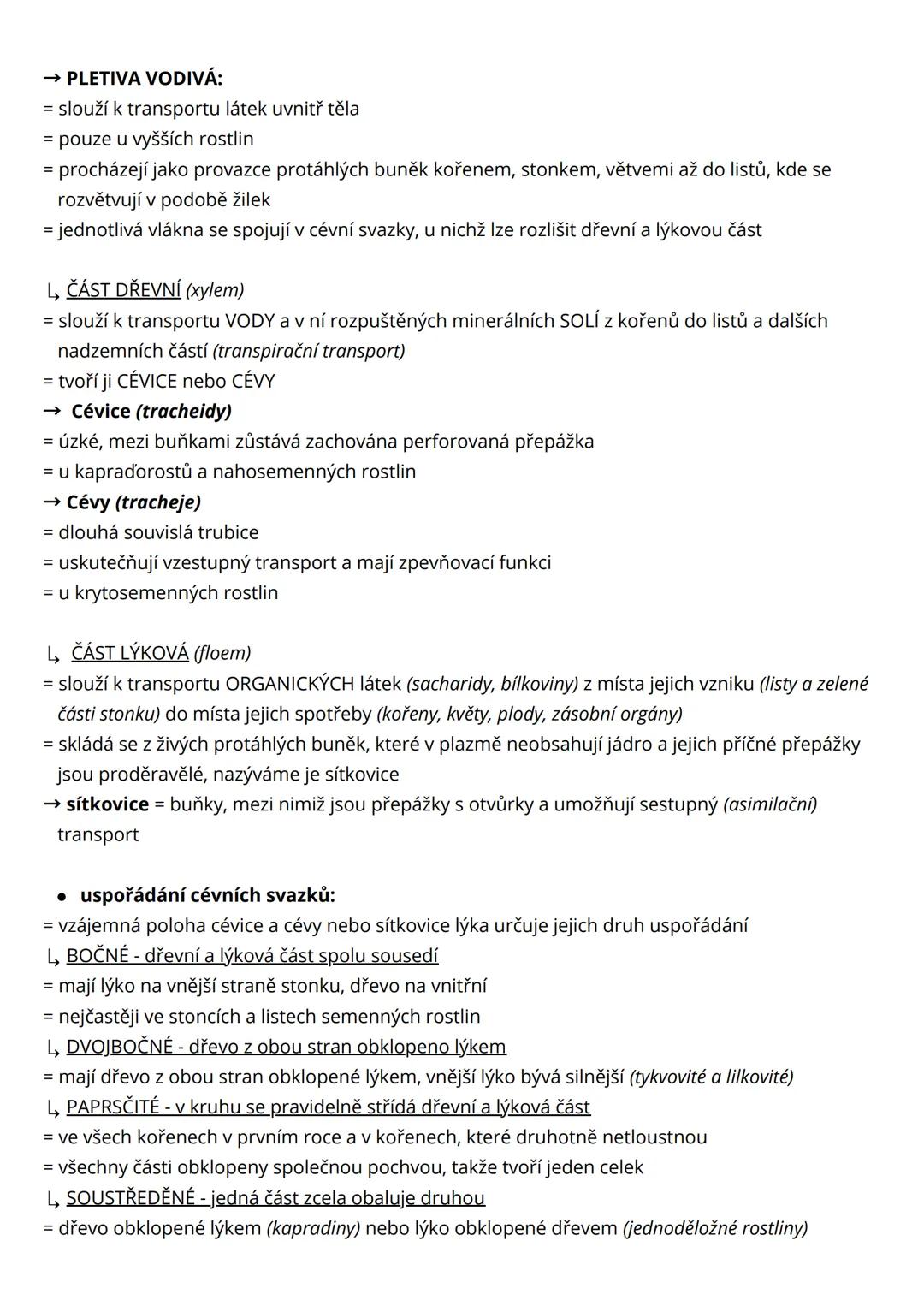 # Histologie pletiv a tkání
= soubor buněk stejného tvaru, původu (vznikají ze stejného základu) a funkce
→ pletivo (rostliny)
* rostlin