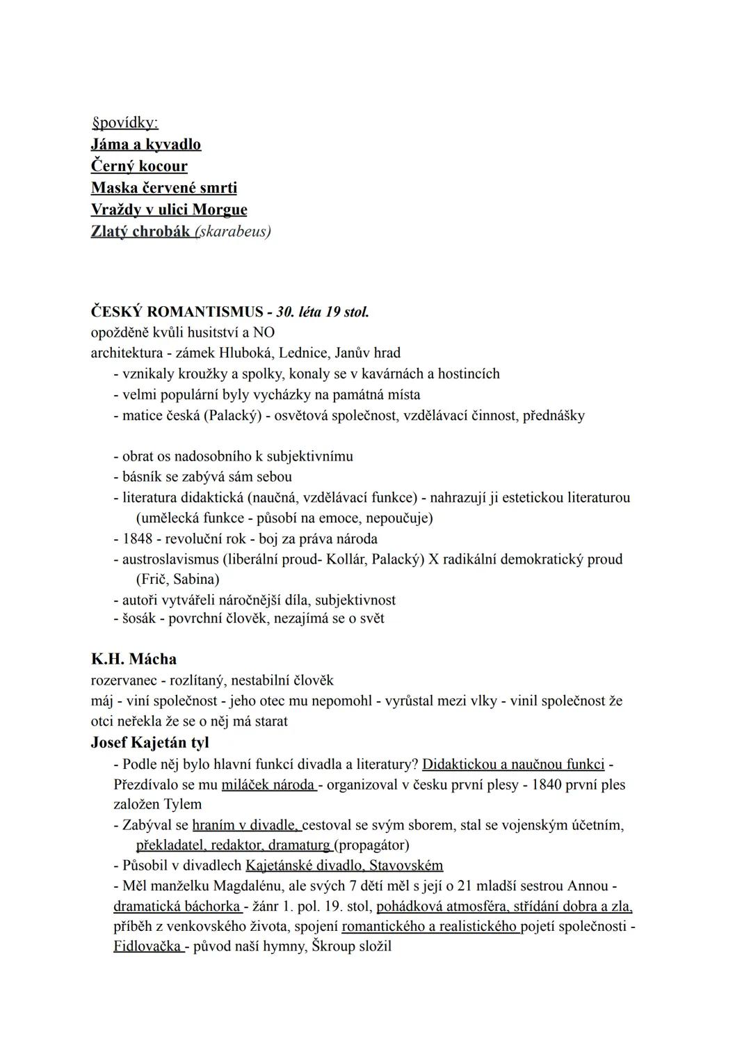 Romantismus- Anglie - 1. pol. 19. stol
= od slova román (dobrodružný, sentimentální)
rozdíly oproti klasicismu:
rozum x city
dramat x epika,