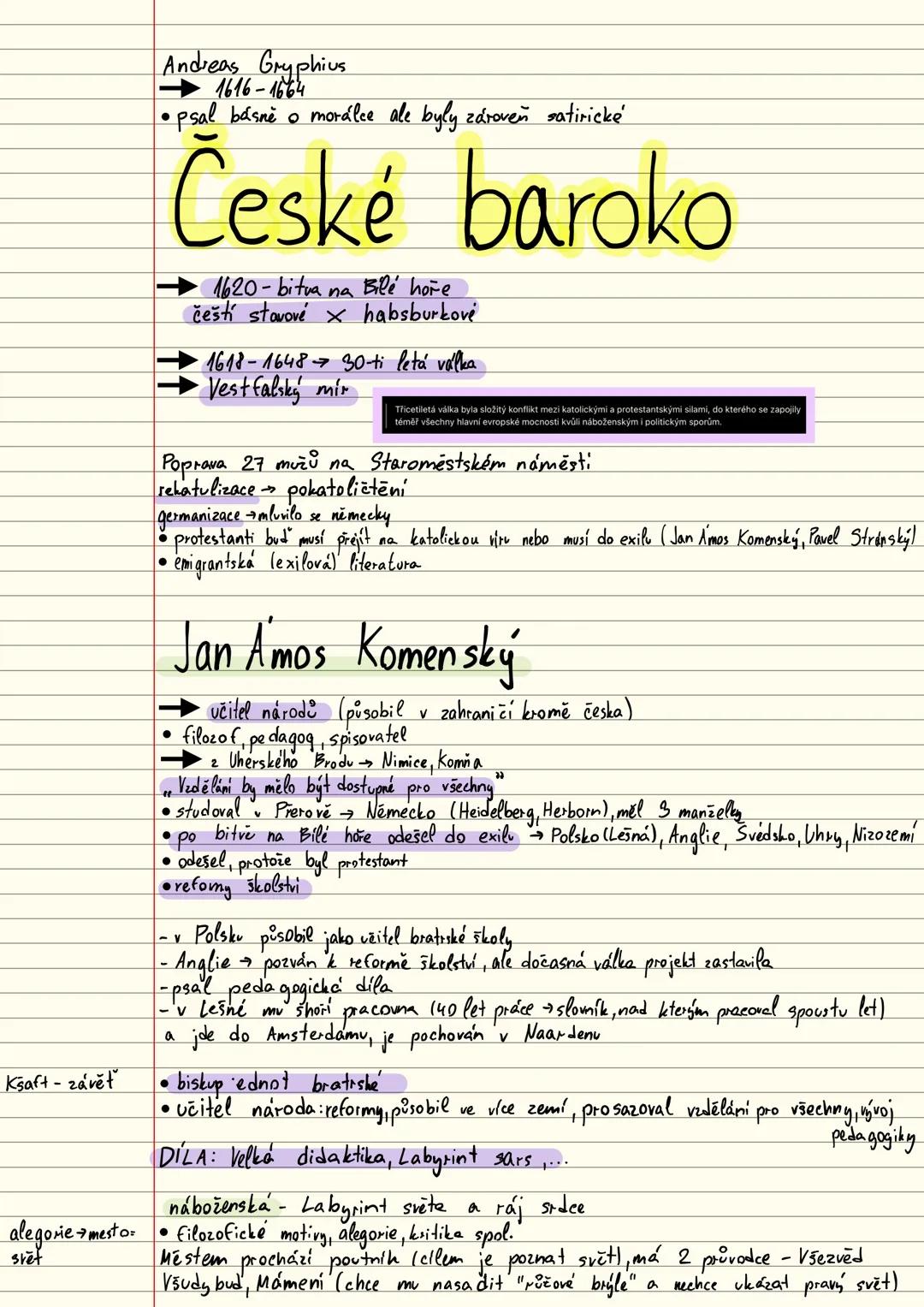 --- OCR Start ---
BAROKO
vznik Itálie
2 pololetí 16. stol. — 1/2 18. stol.
30.letá válka 1618-1648
vyjadřuje nedůvěru k rozumu a obrací se k