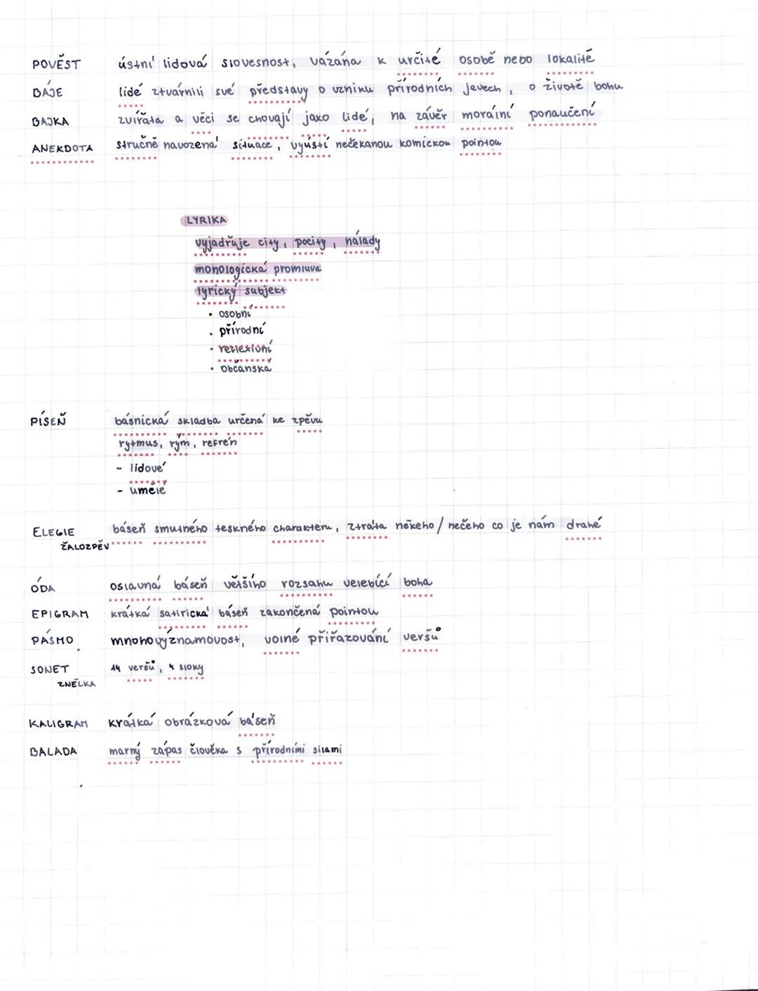 # Literatura
Funkce literatury
*   informatiuni
*   formatiuni
*   esteticka
Literární veda
*   teorce
*   historie
*   Kritika
Poezie