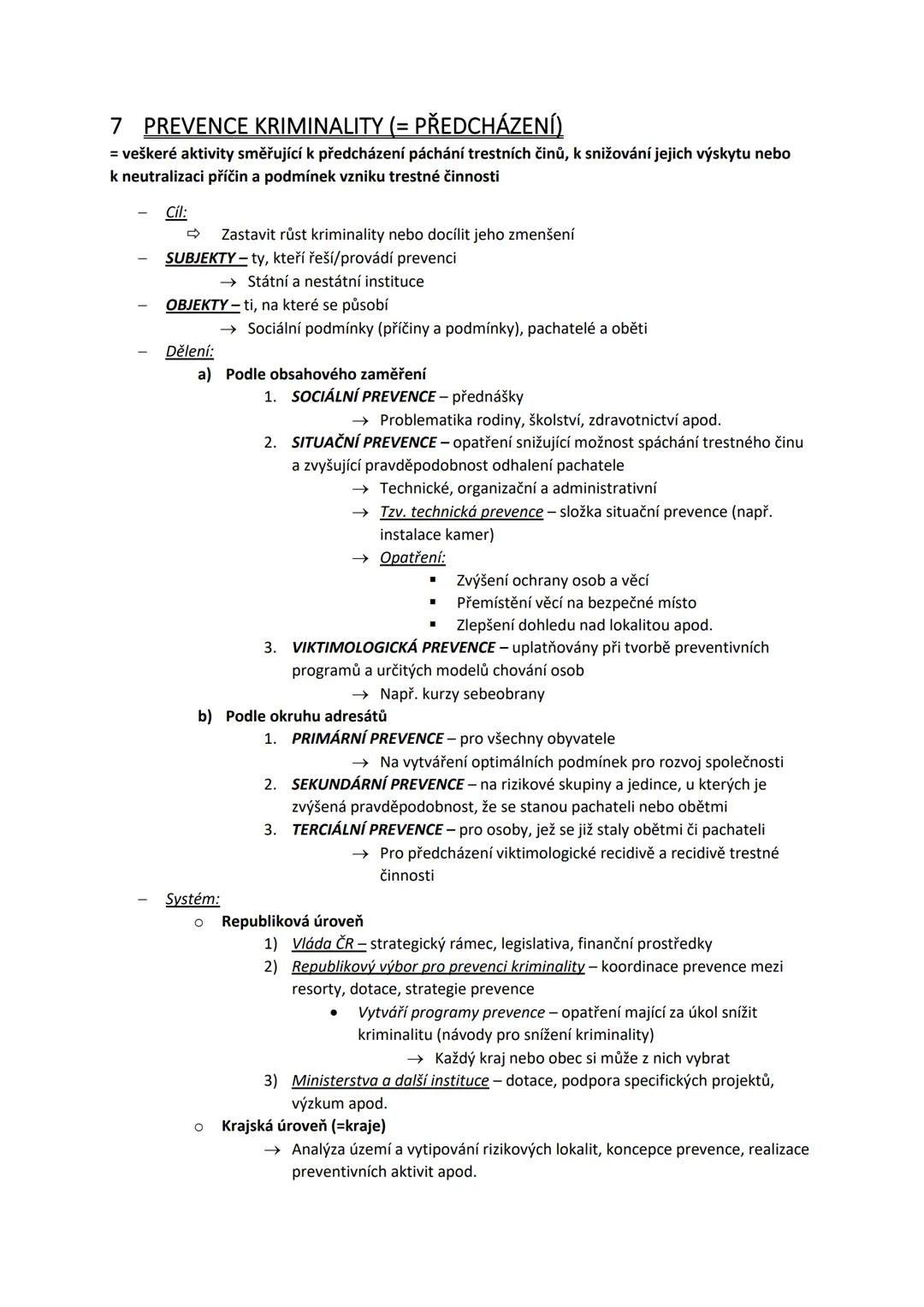 --- OCR Start ---
KRIMINOLOGIE
= věda o kriminalitě, o jejich pachatelích, obětech a její kontrole
Samostatná multidisciplinární a empirická