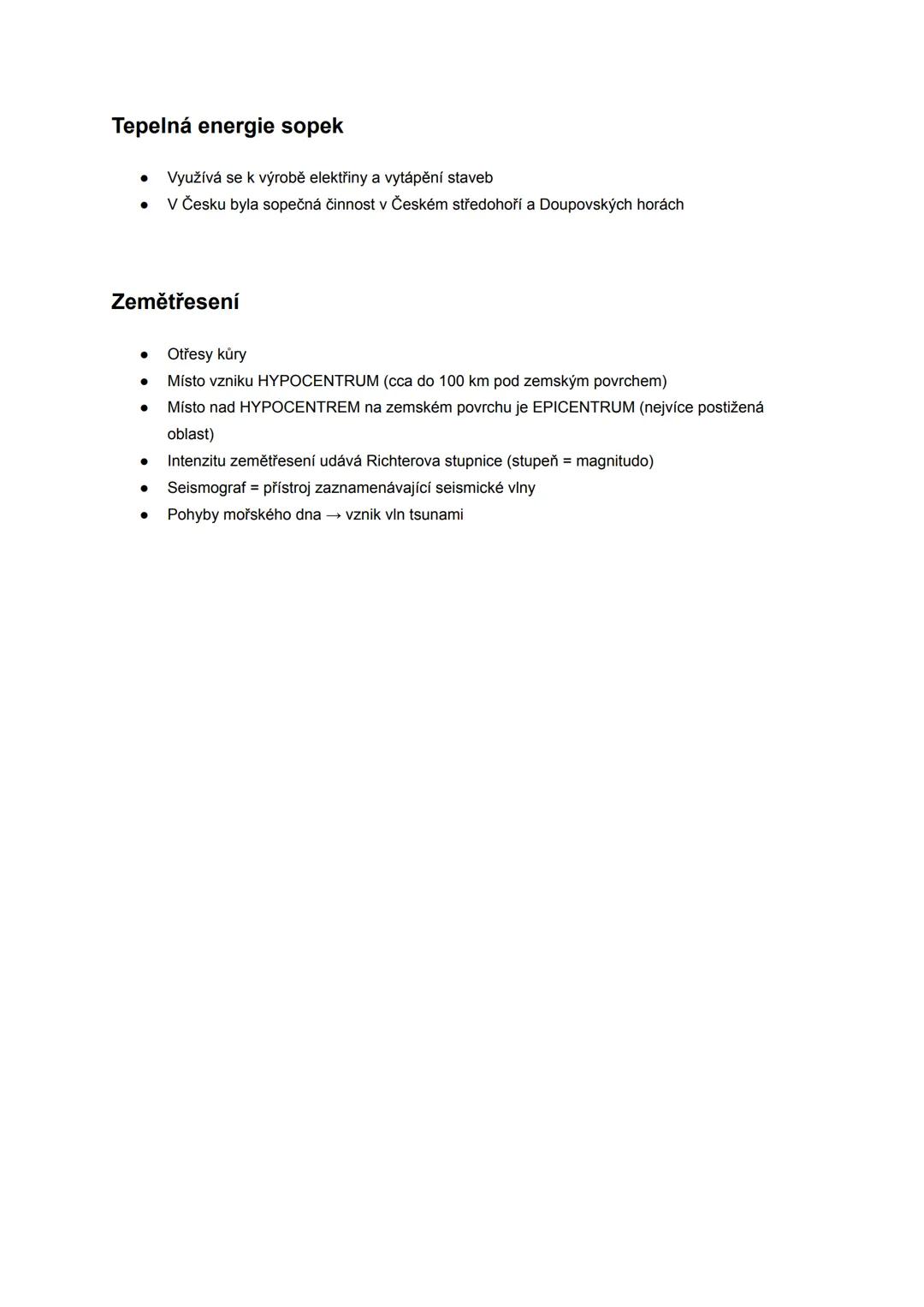 # Vnitřní geologické děje
- Souvisí s uvolňováním vnitřní energie Země i pohybem litosférických desek
- Pohyby litosférických desek:
1.Po