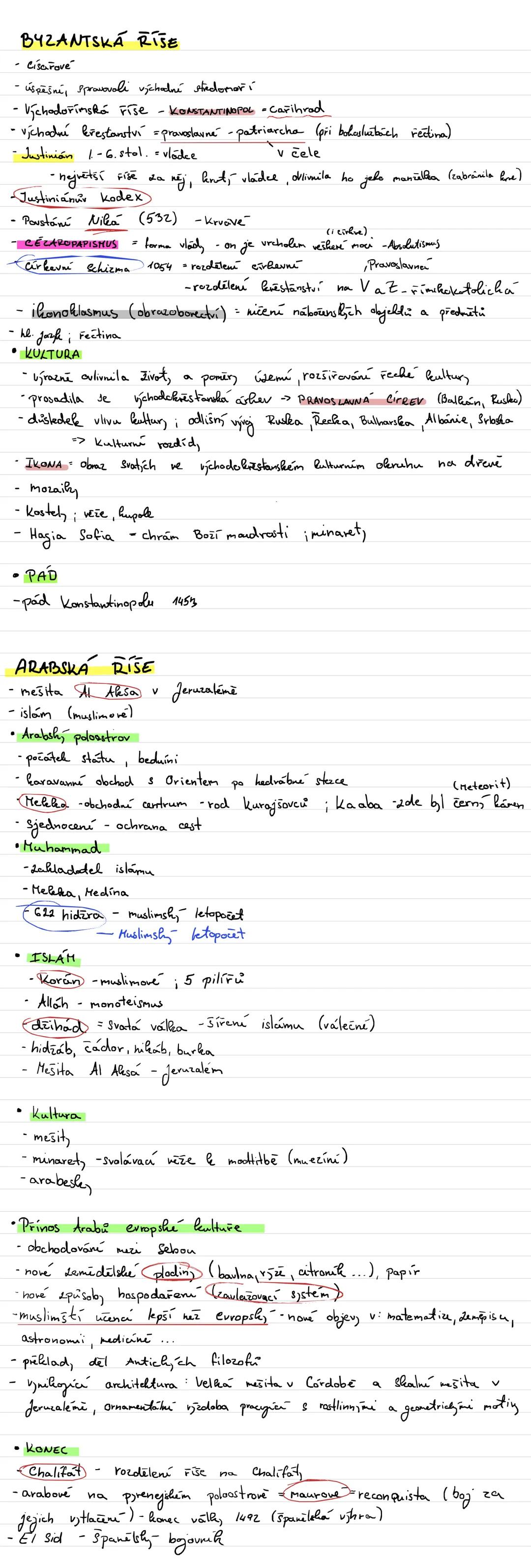 # BYZANTSKÁ RISE
- Cisañave
- úspěšné, spravovali východní stadsmót í
- Východořímská říše KONSTANTINOPOL Carihrad
- východní křestanství pr