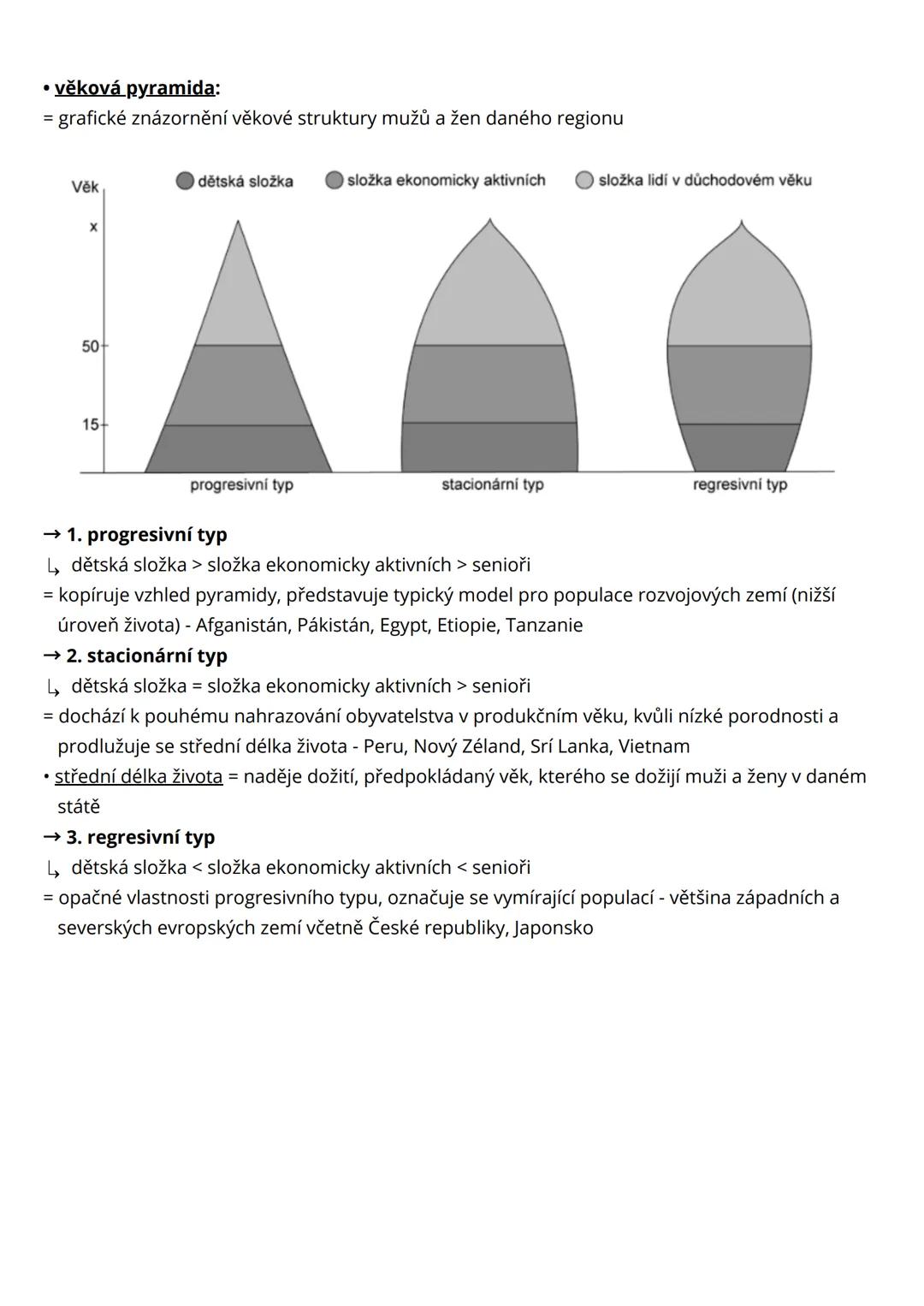 --- OCR Start ---
Obyvatelstvo - demografie a sídla
démos (lid) grafein (psát)
• demografie = věda, která studuje lidské populace, zabývá se
