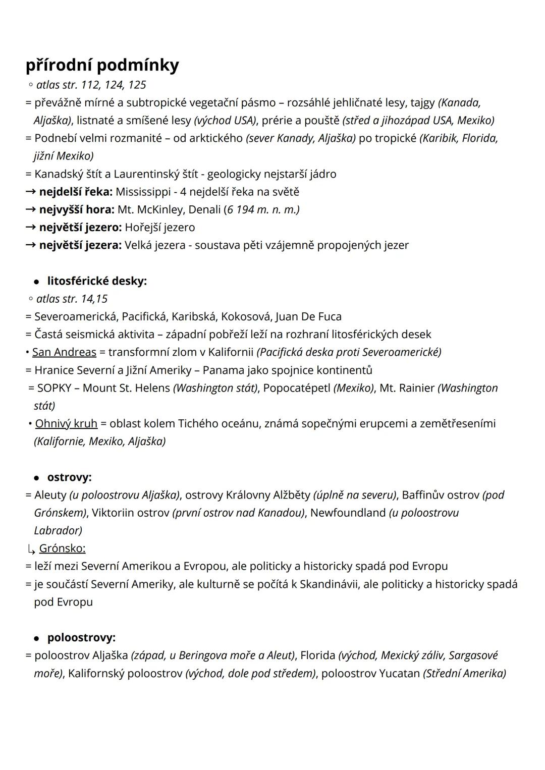 --- OCR Start ---
Severní Amerika
USA
→ Kanada
Amerika
= druhý největší kontinent, skládá se ze dvou samostatných světadílů
= kontinent pojm