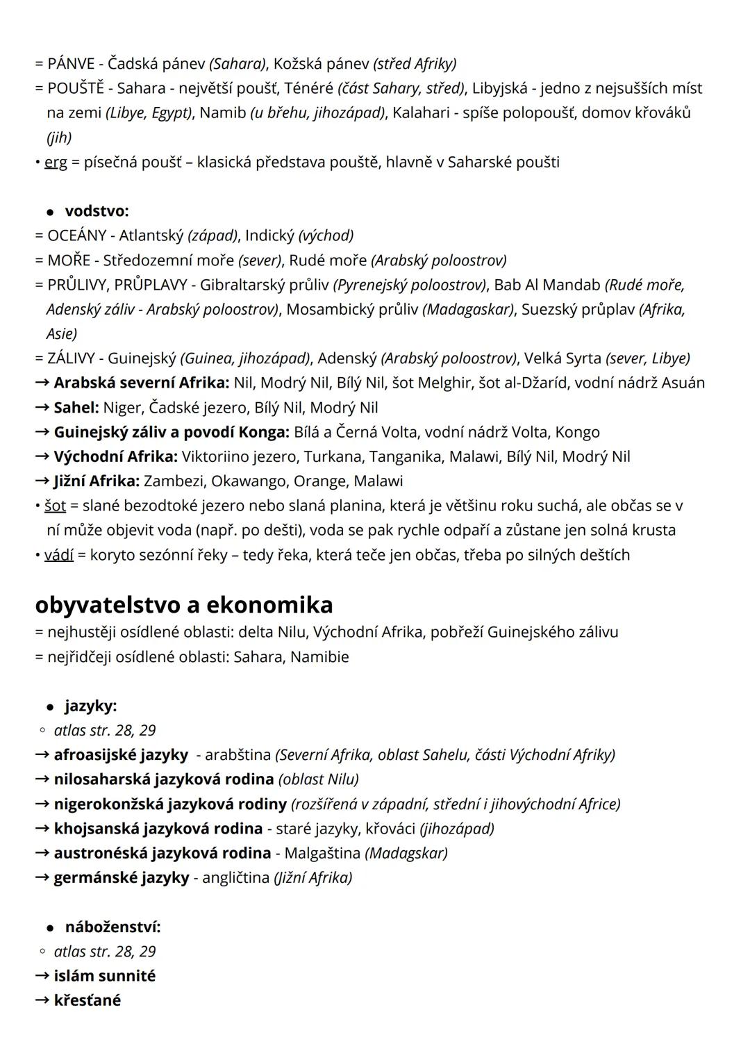# Afrika
= Afrika leží převážně na východní polokouli - prochází jí rovník, obratník Raka i Kozoroha a
nultý poledník
= druhý největší kont