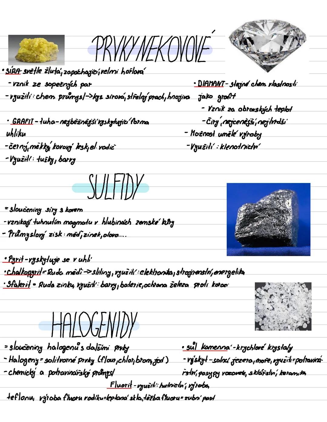 Geologie pro devátý ročník základní školy